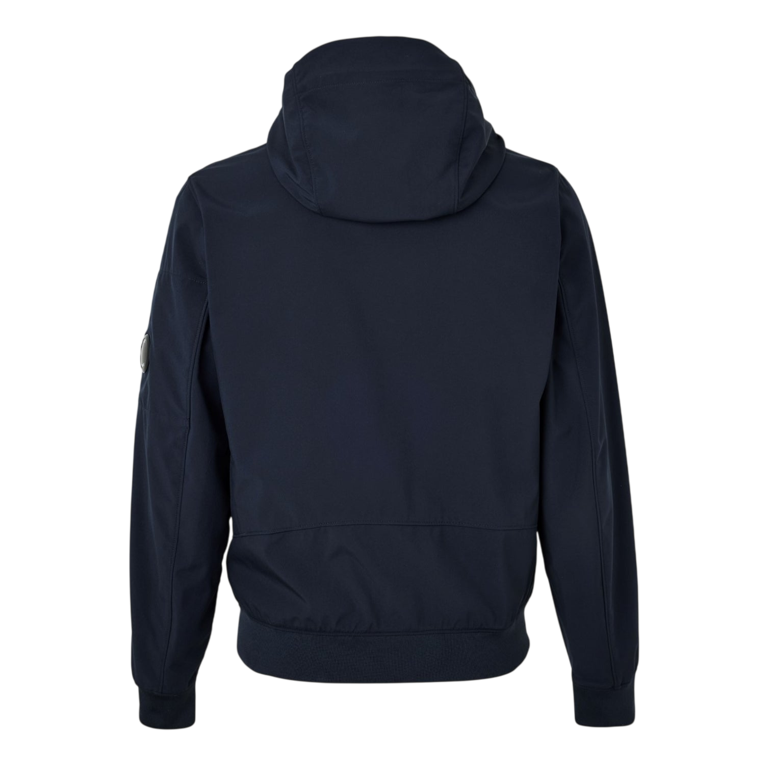 LUXURY HUB CP COMPANY MEN'S LENS WINDPROOF HOODED LONG SLEEVE SOFTSHELL JACKET