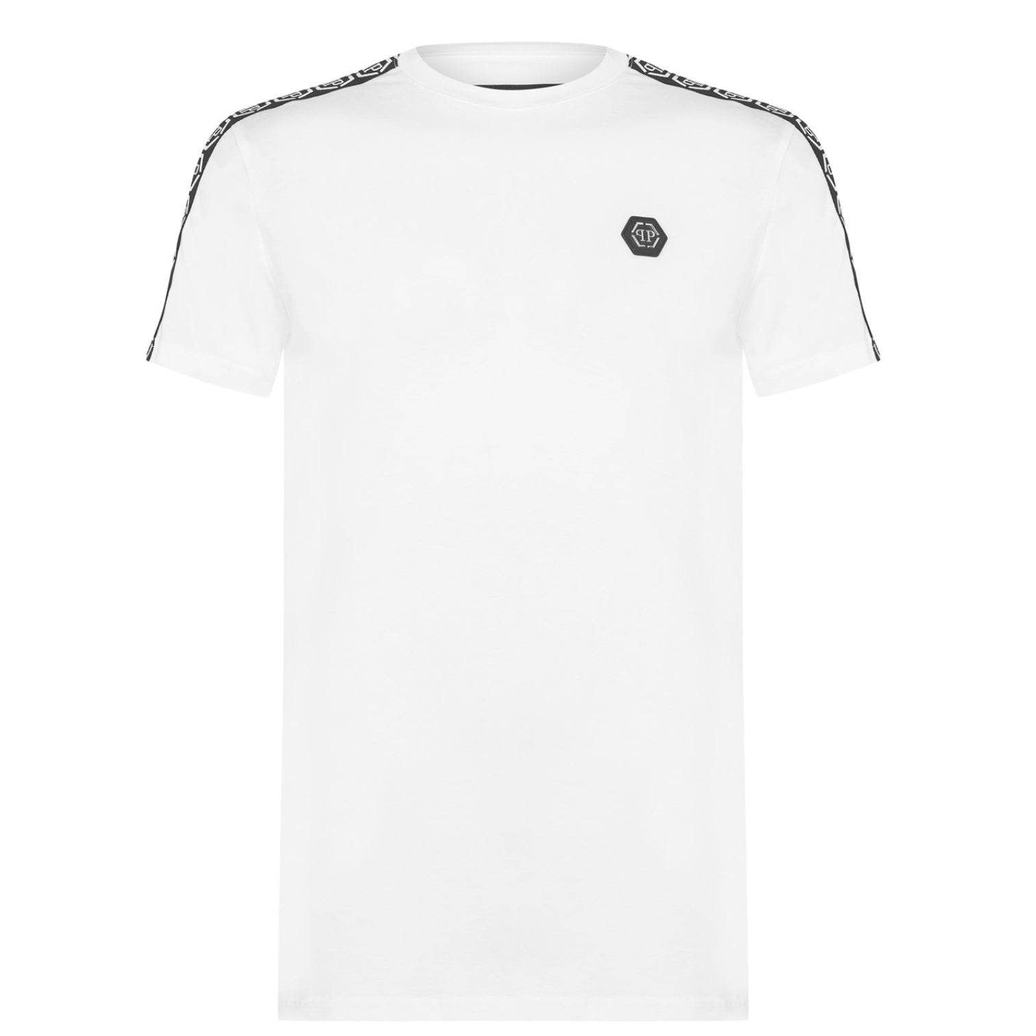 LUXURY HUB PHILIPP PLEIN TAPE LOGO TEE