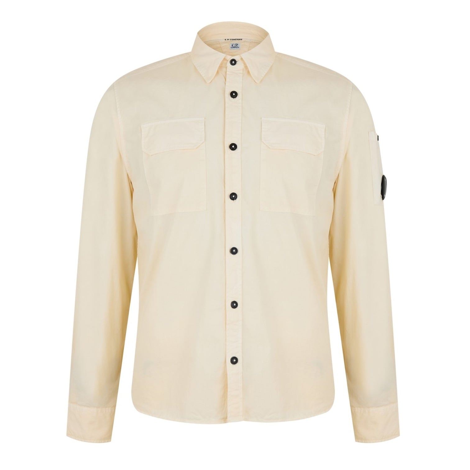 LUXURY HUB CP COMPANY LENS DOUBLE CHEST SHIRT