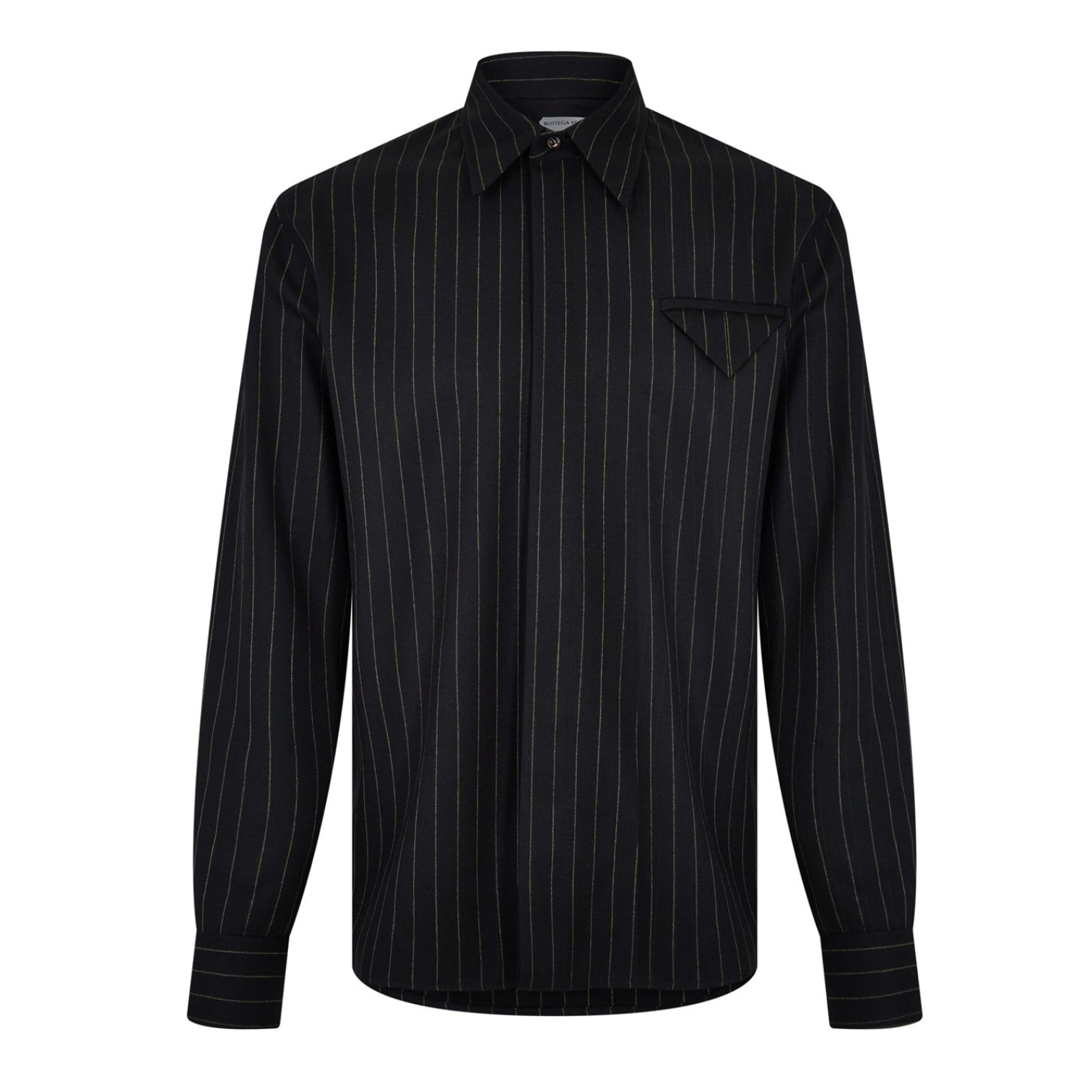 LUXURY HUB BOTTEGA VENETA PINSTRIPE SHIRT