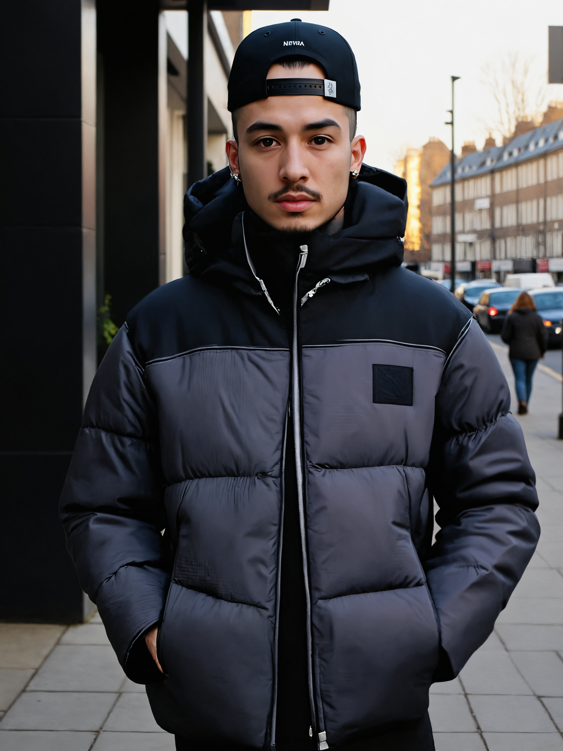LUXURY HUB OFF WHITE OFF DOWN PUFFER