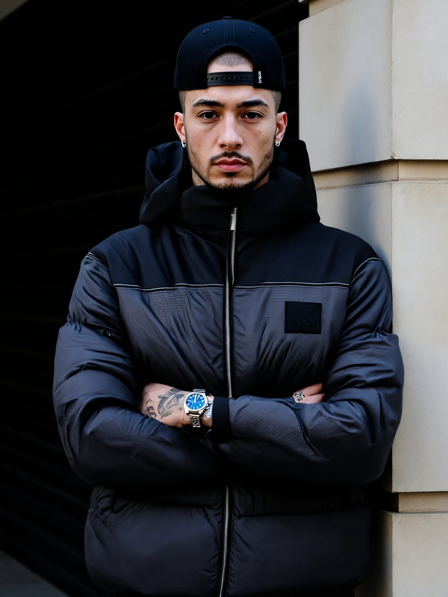 LUXURY HUB OFF WHITE OFF DOWN PUFFER
