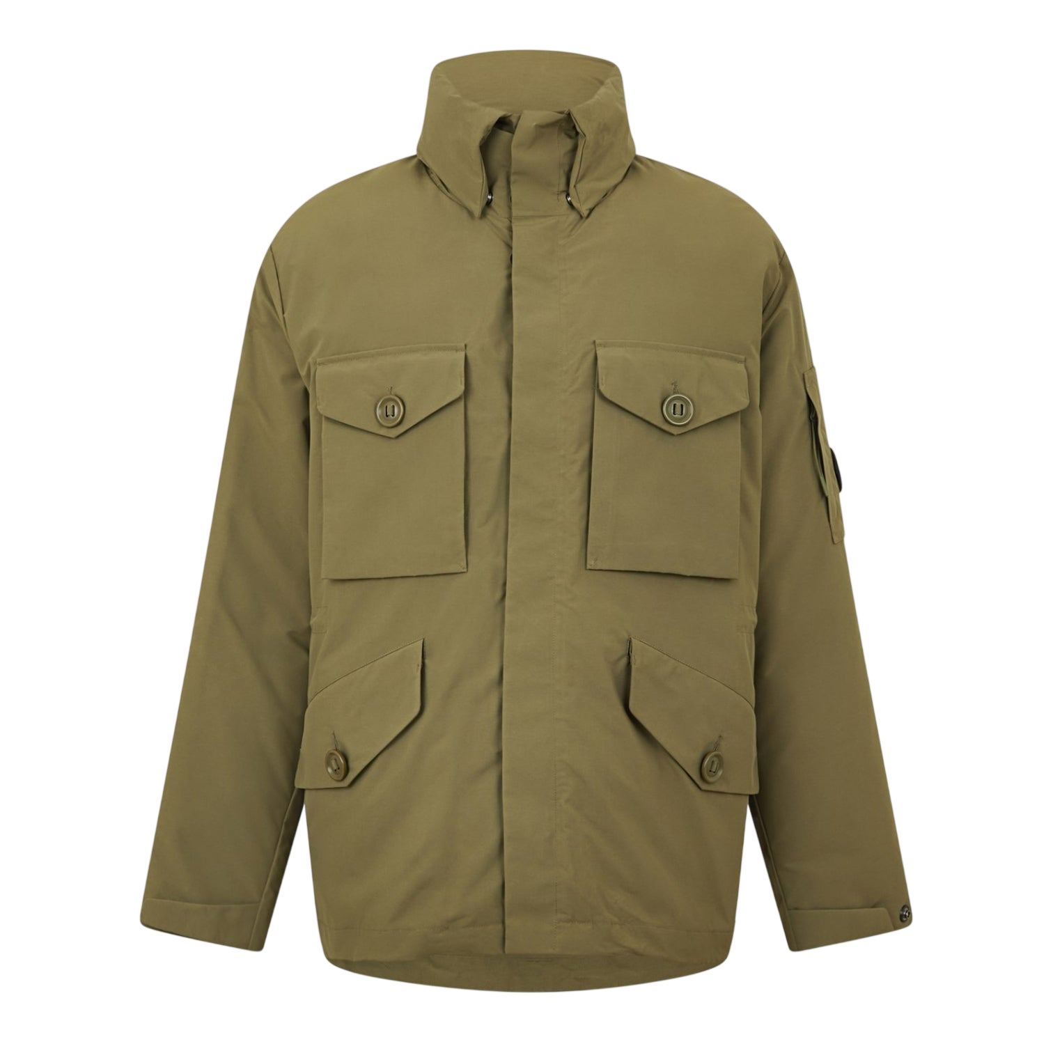 LUXURY HUB CP COMPANY MEN'S GOGGLE SOFTSHELL JACKET