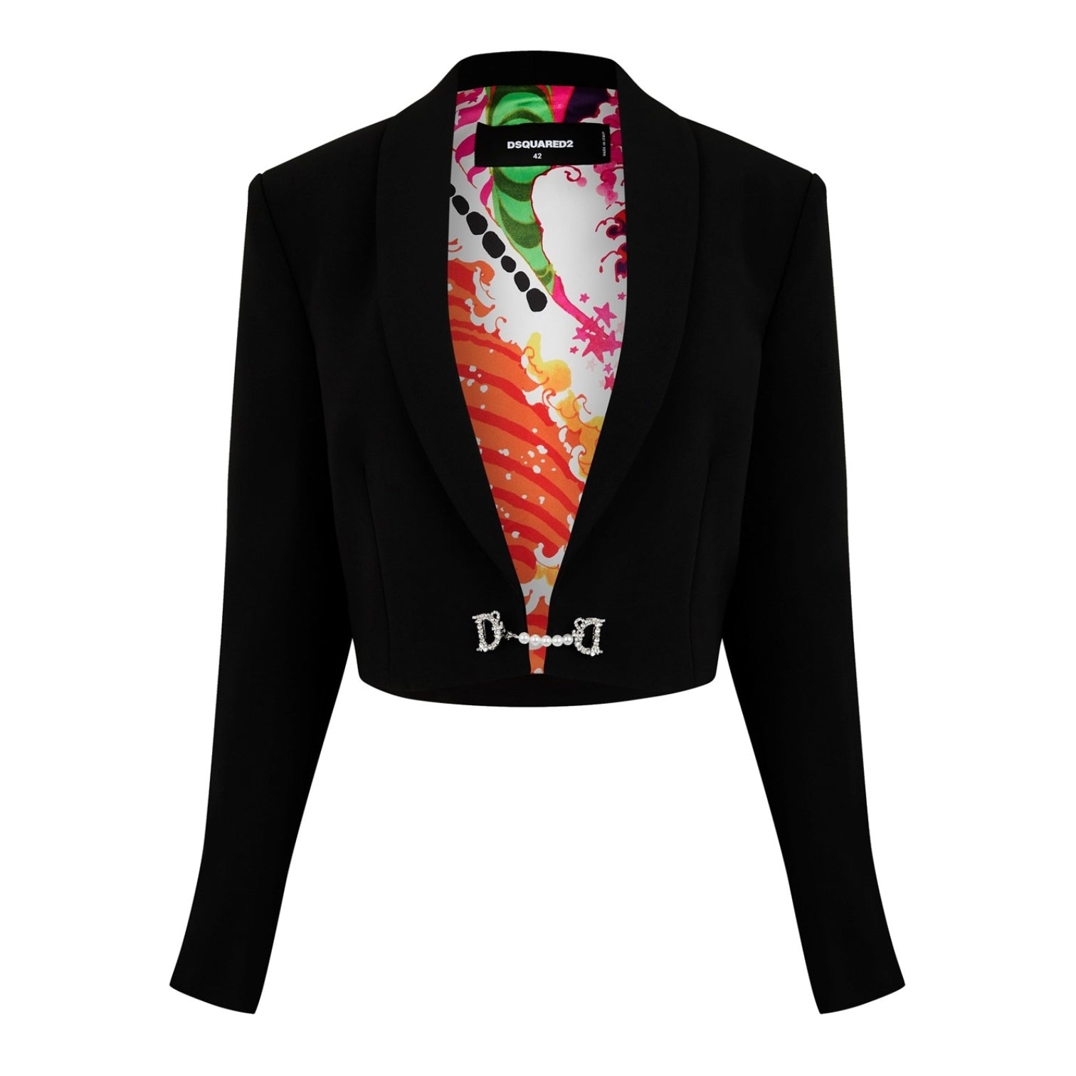 LUXURY HUB DSQUARED2 D2 JEWEL SPENCER BLAZER