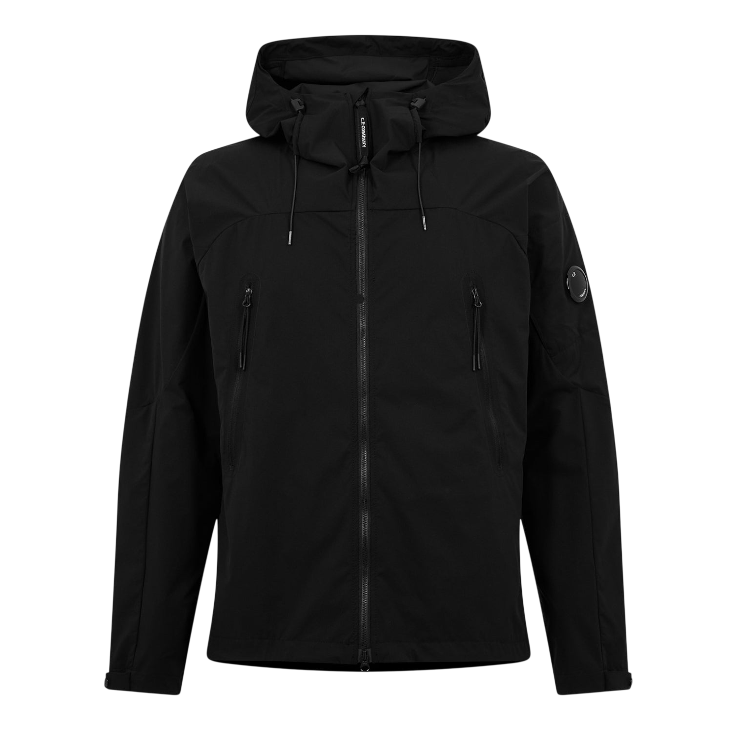 LUXURY HUB CP COMPANY MEN'S PRO-TEK PRIMALOFT SILVER INSULATION PADDED HOODED SOFTSHELL JACKET