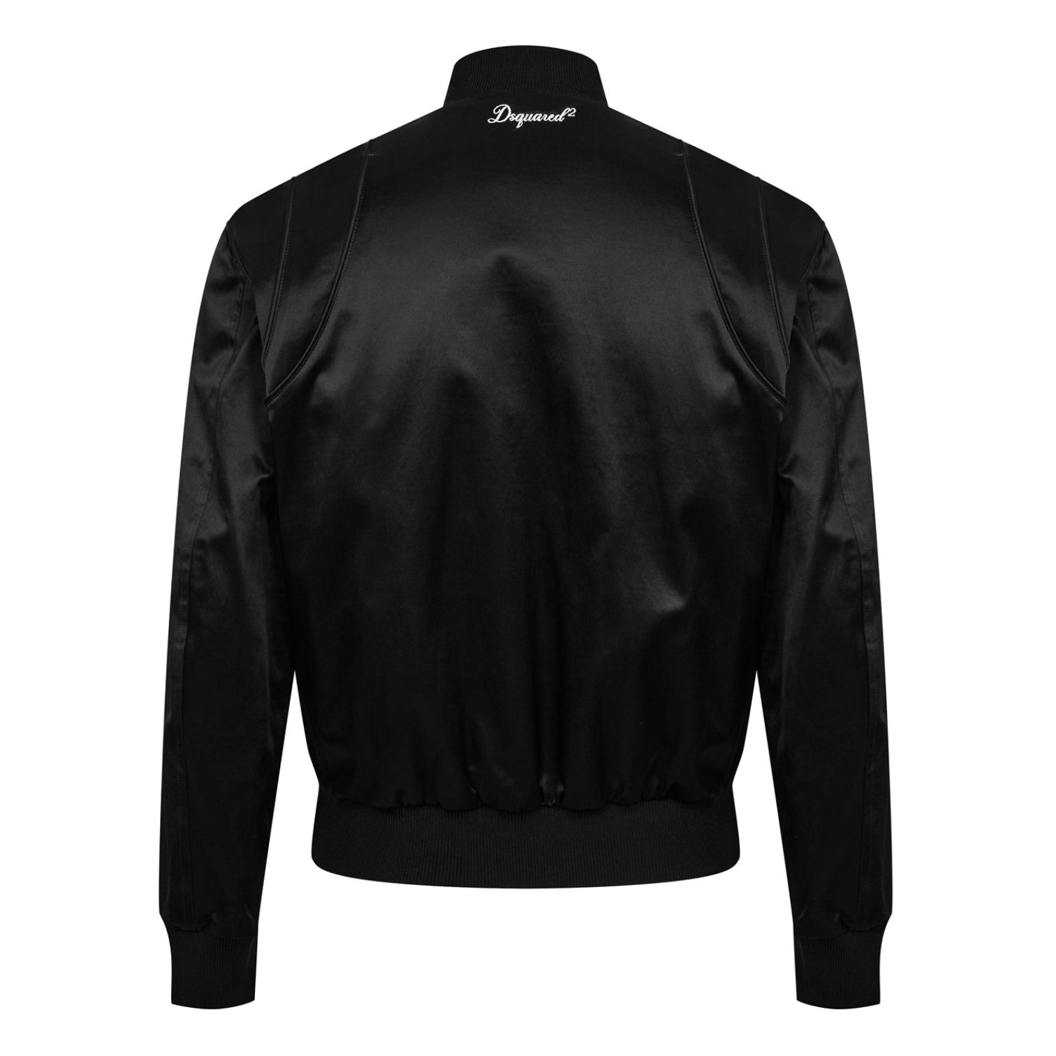 LUXURY HUB DSQUARED2 SATIN BOMBER JACKET