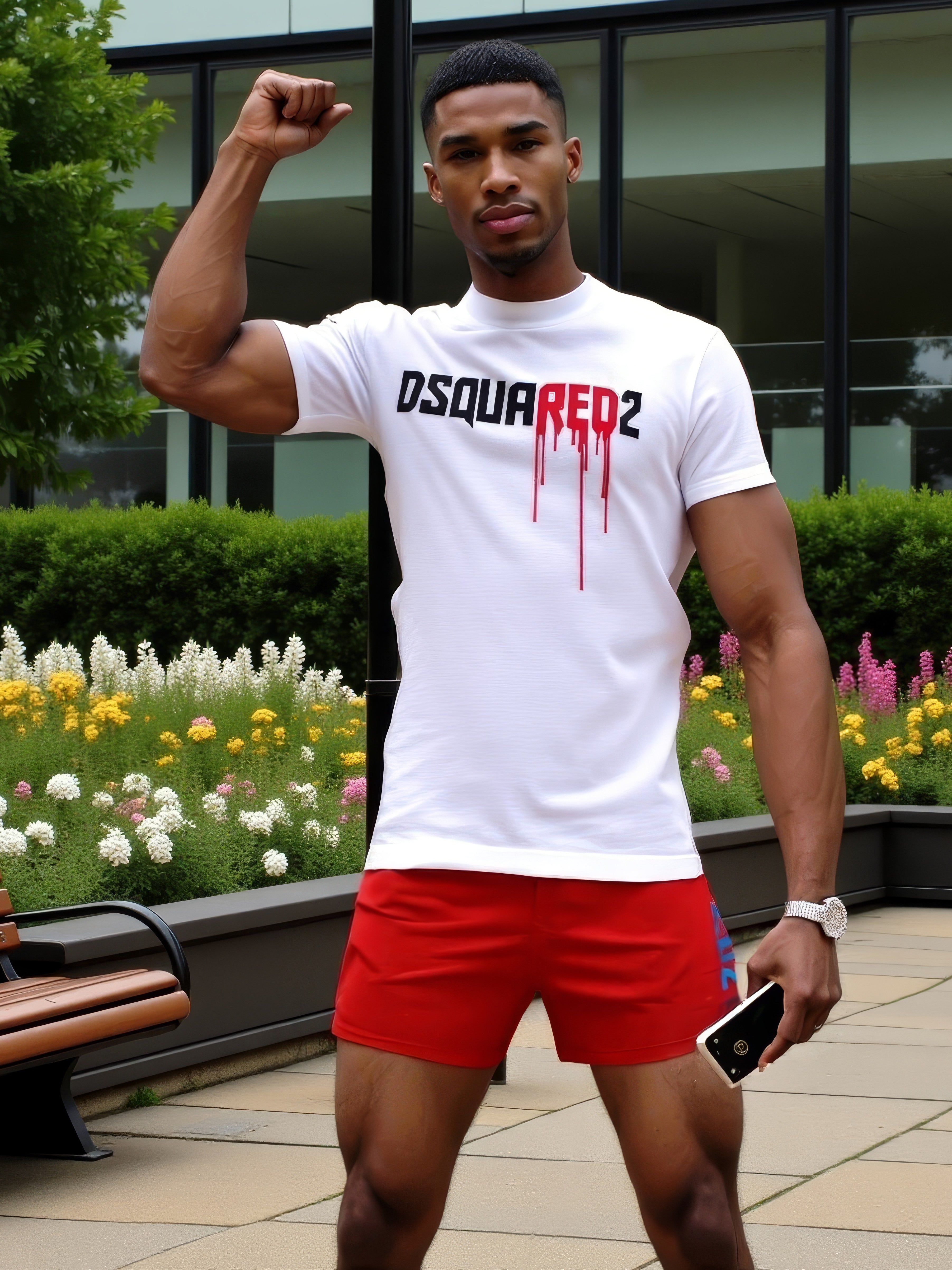 LUXURY HUB DSQUARED2 COOL FIT TEE