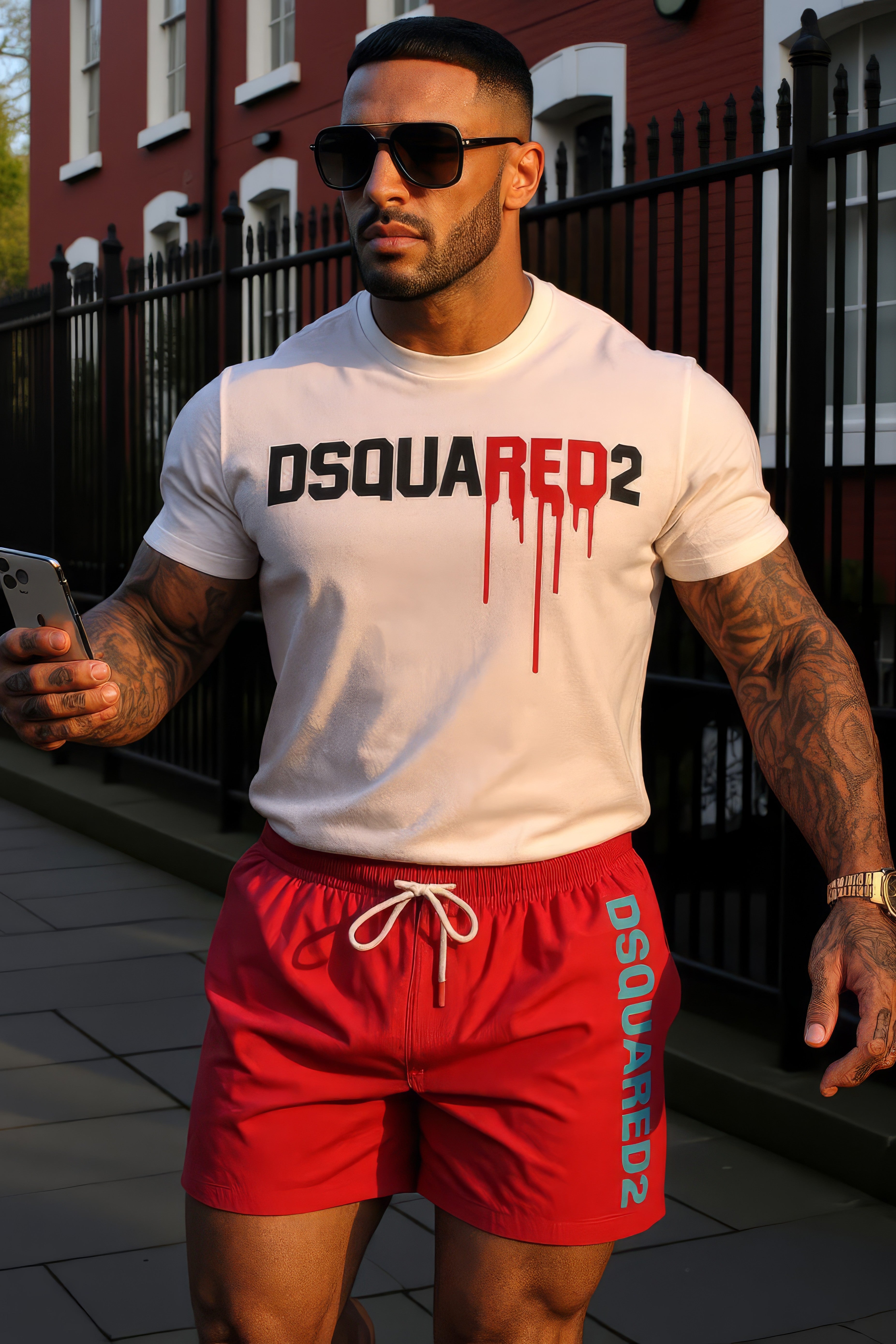 LUXURY HUB DSQUARED2 COOL FIT TEE