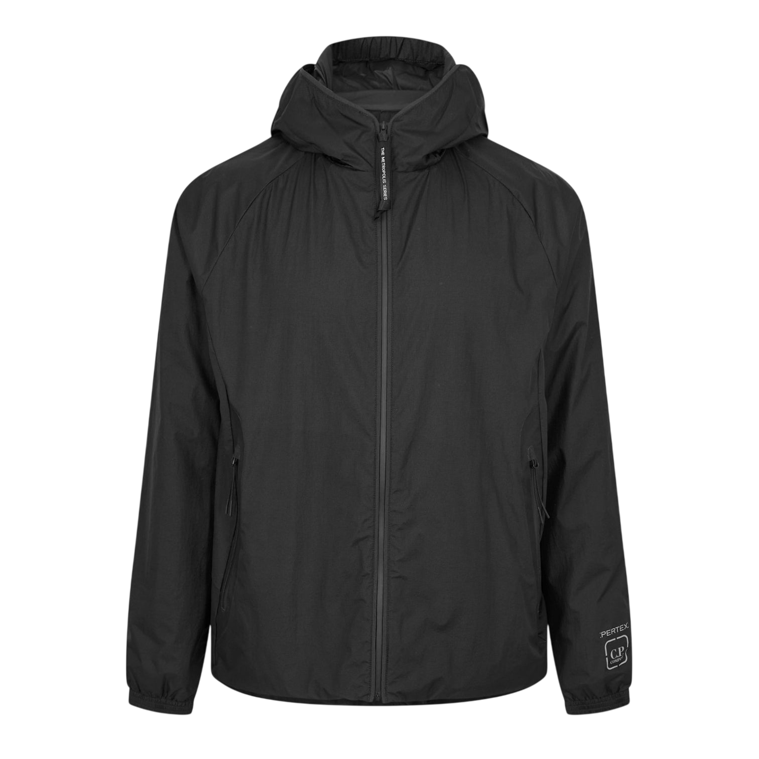 LUXURY HUB CP COMPANY METROPOLIS MEN'S CPCM PERTEX TECHNICAL WEATHER-RESISTANT RAIN ANORAK