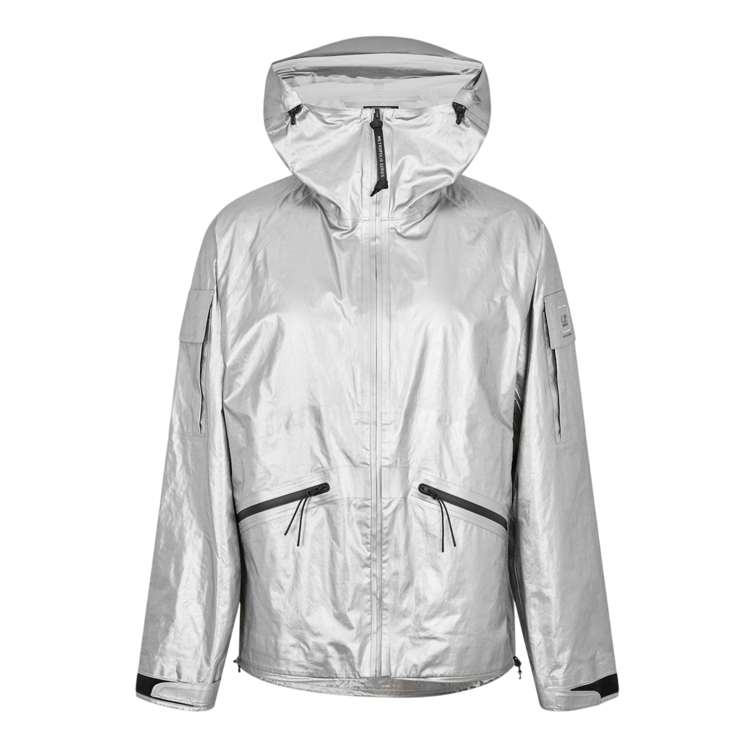 LUXURY HUB CP COMPANY METROPOLIS MEN'S TITANIUM RAIN ANORAK