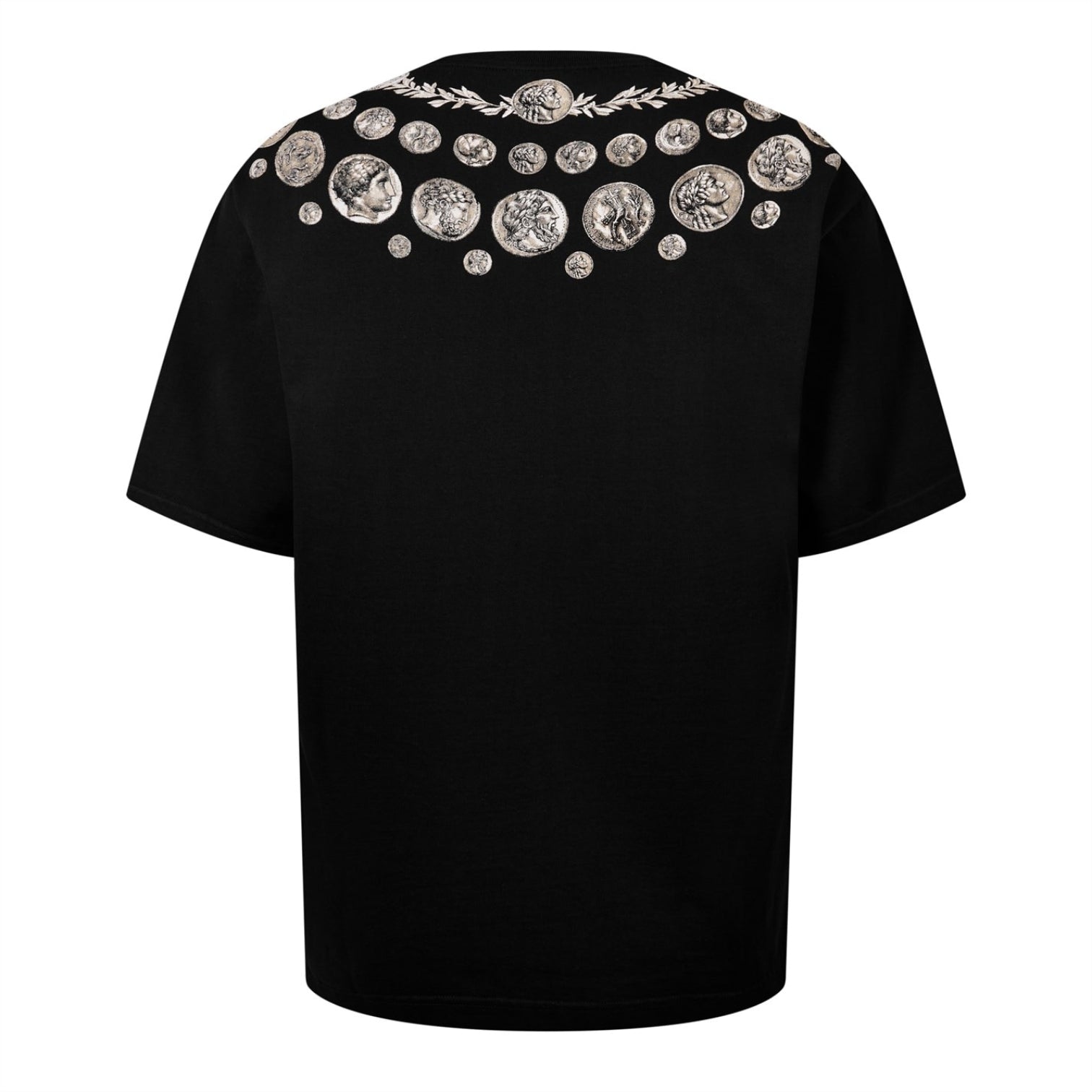 LUXURY HUB DOLCE AND GABBANA COIN PRINT JERSEY TEE