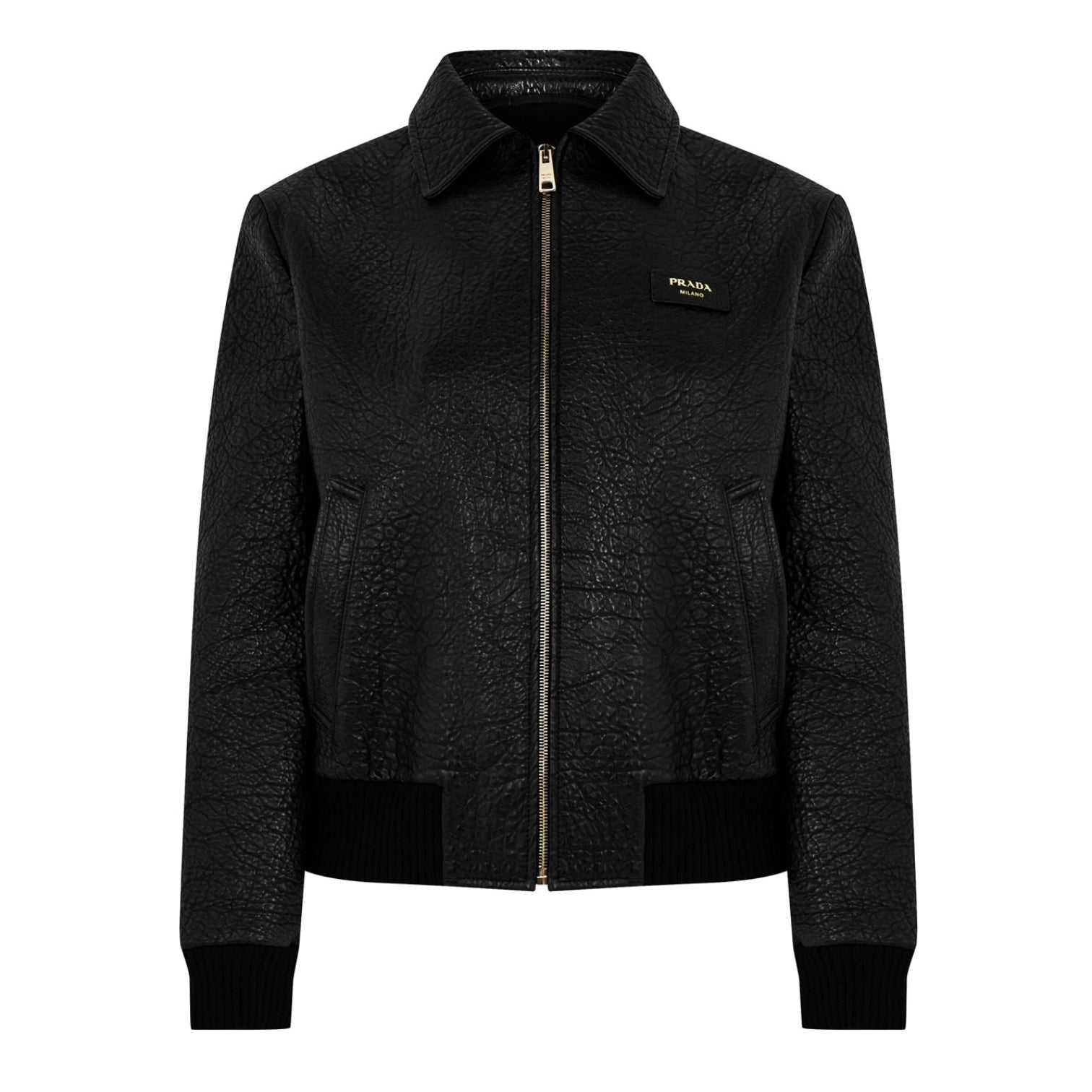 LUXURY HUB PRADA ZIP BOMBER JACKET