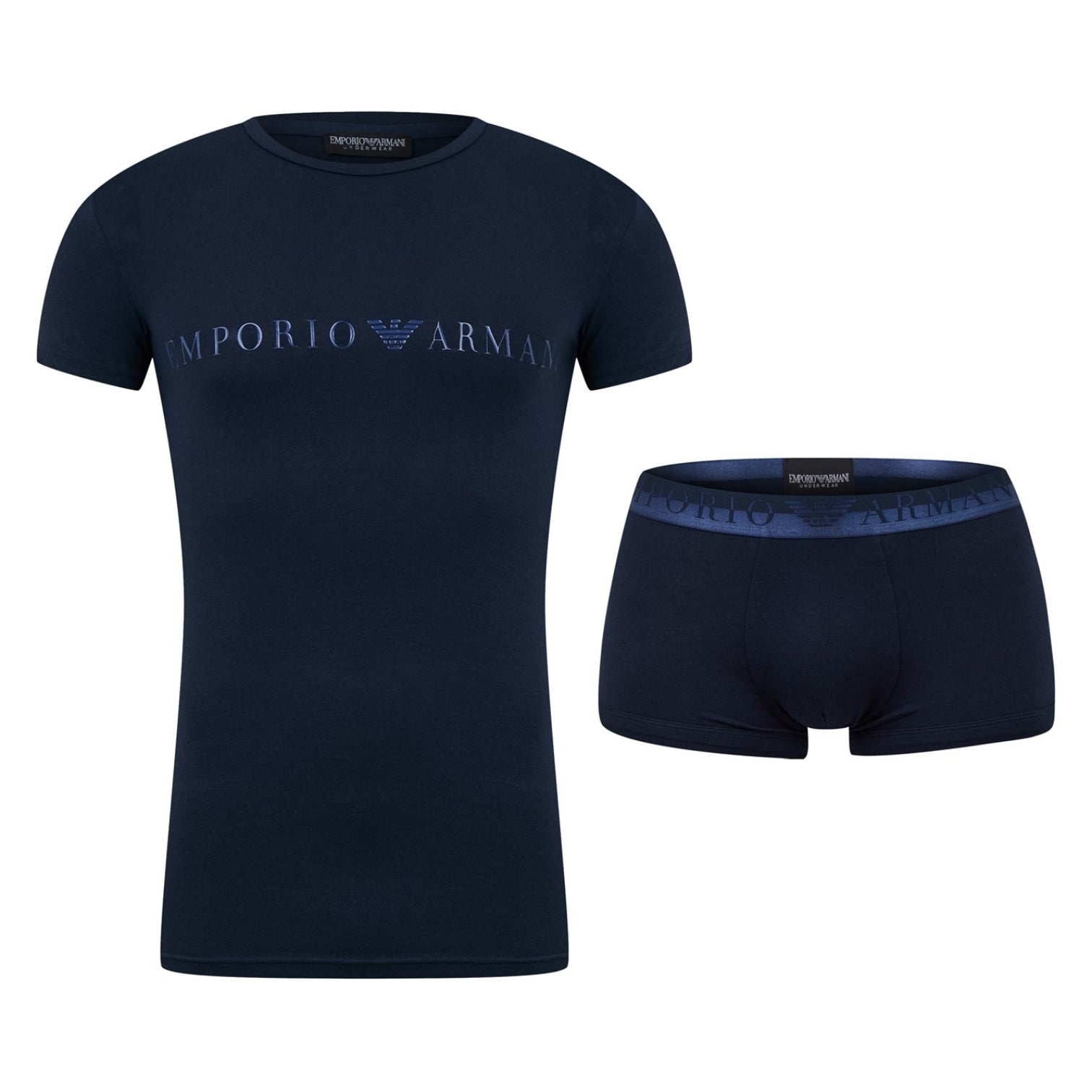 LUXURY HUB EMPORIO ARMANI MENS KNIT TEE-TR