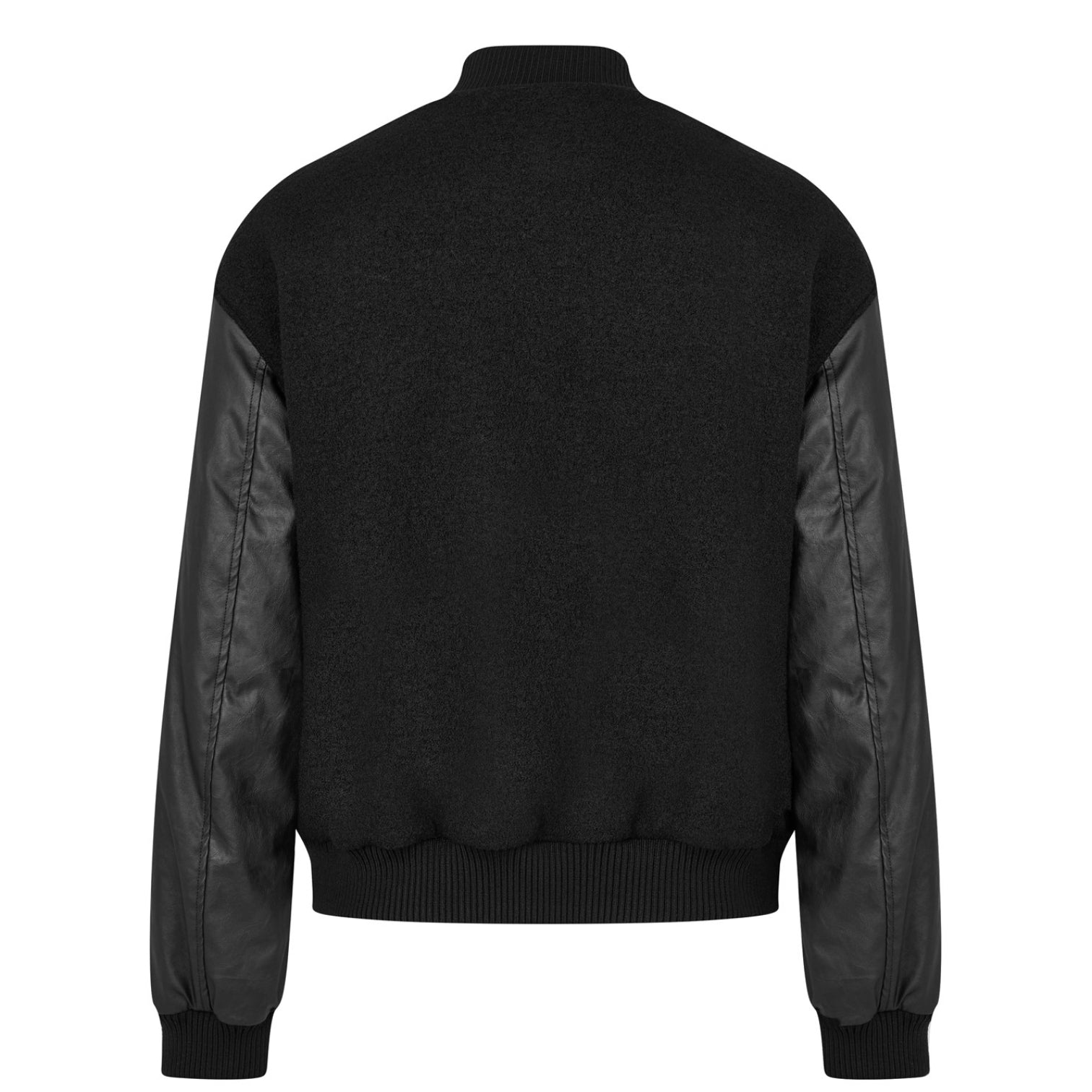 LUXURY HUB DOLCE AND GABBANA PLATE VARSITY BOMBER JACKET