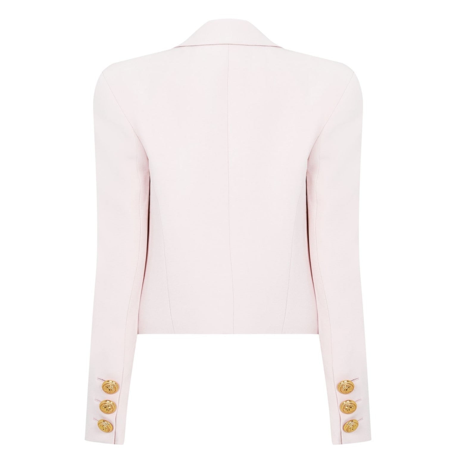 LUXURY HUB BALMAIN PEAK-LAPELS FITTED JACKET