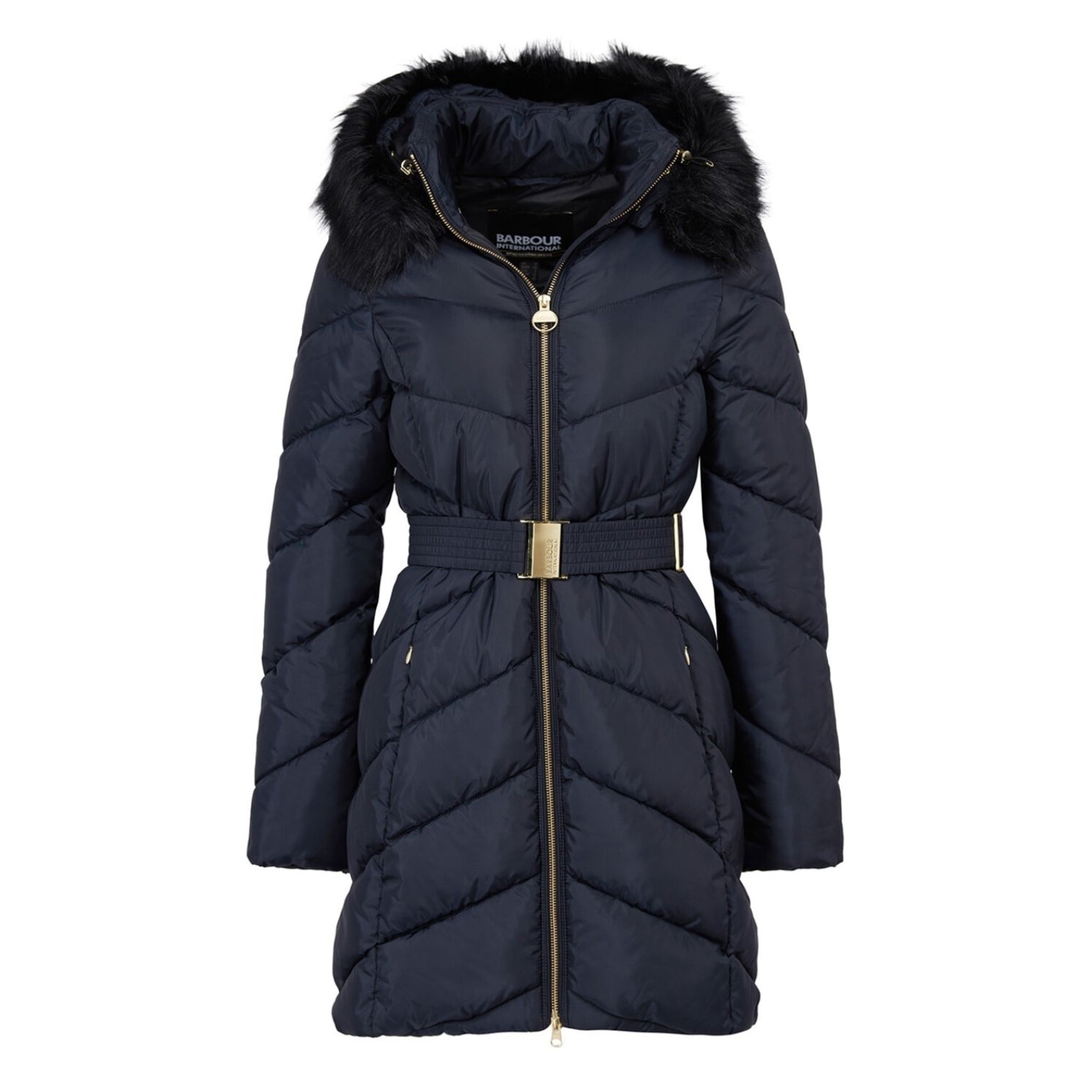 LUXURY HUB BARBOUR INTERNATIONAL EAST MOOR QUILTED JACKET