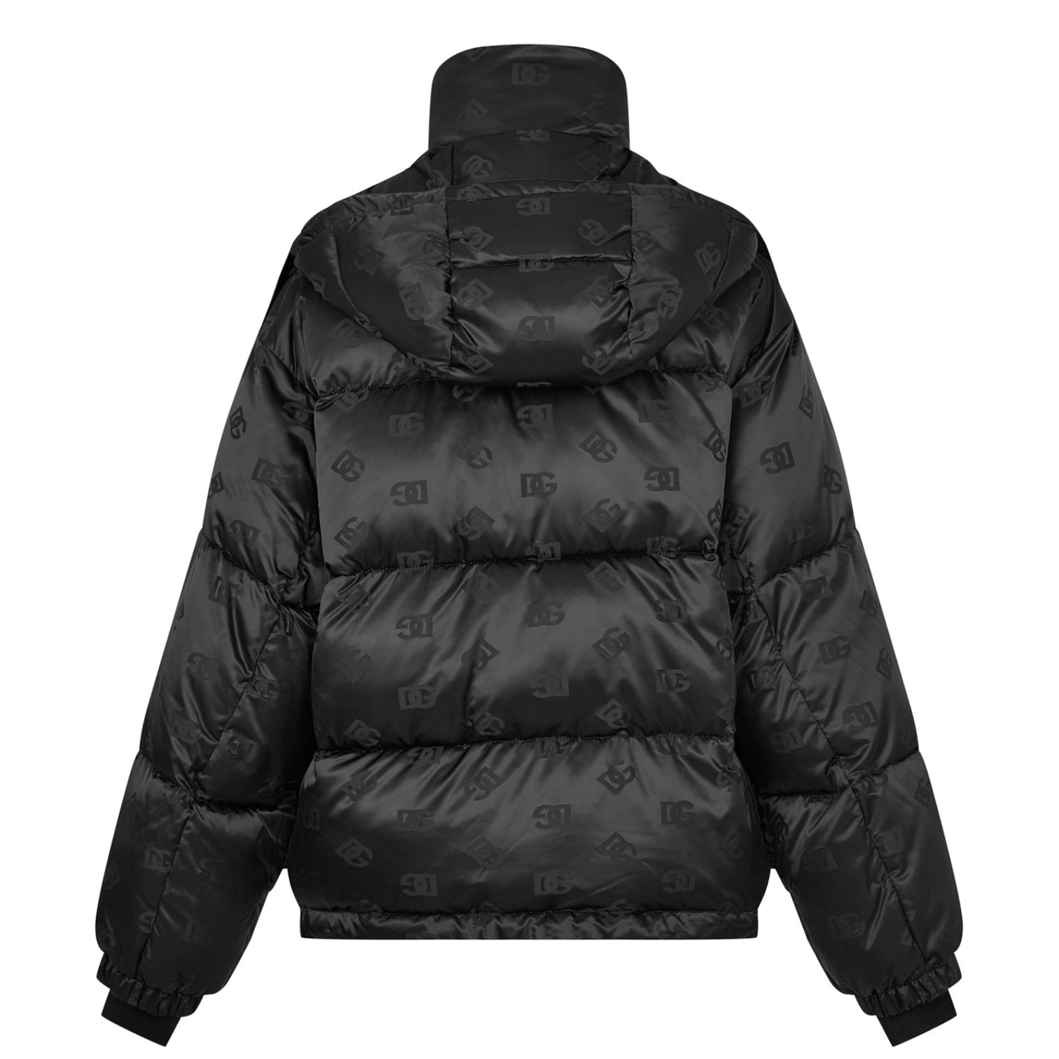 LUXURY HUB DOLCE AND GABBANA LOGO PUFFFER JACKET