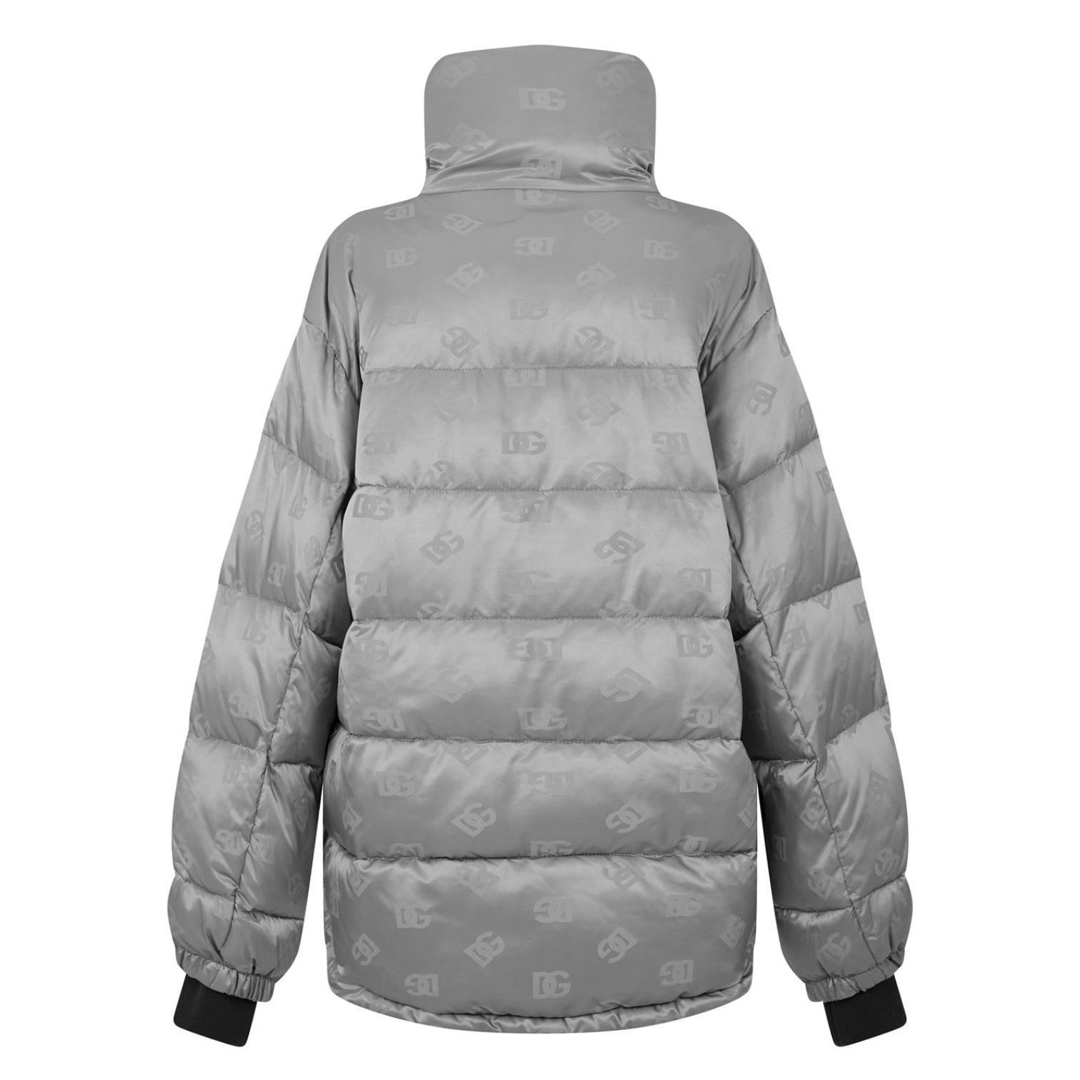 LUXURY HUB DOLCE AND GABBANA LOGO PUFFER JACKET