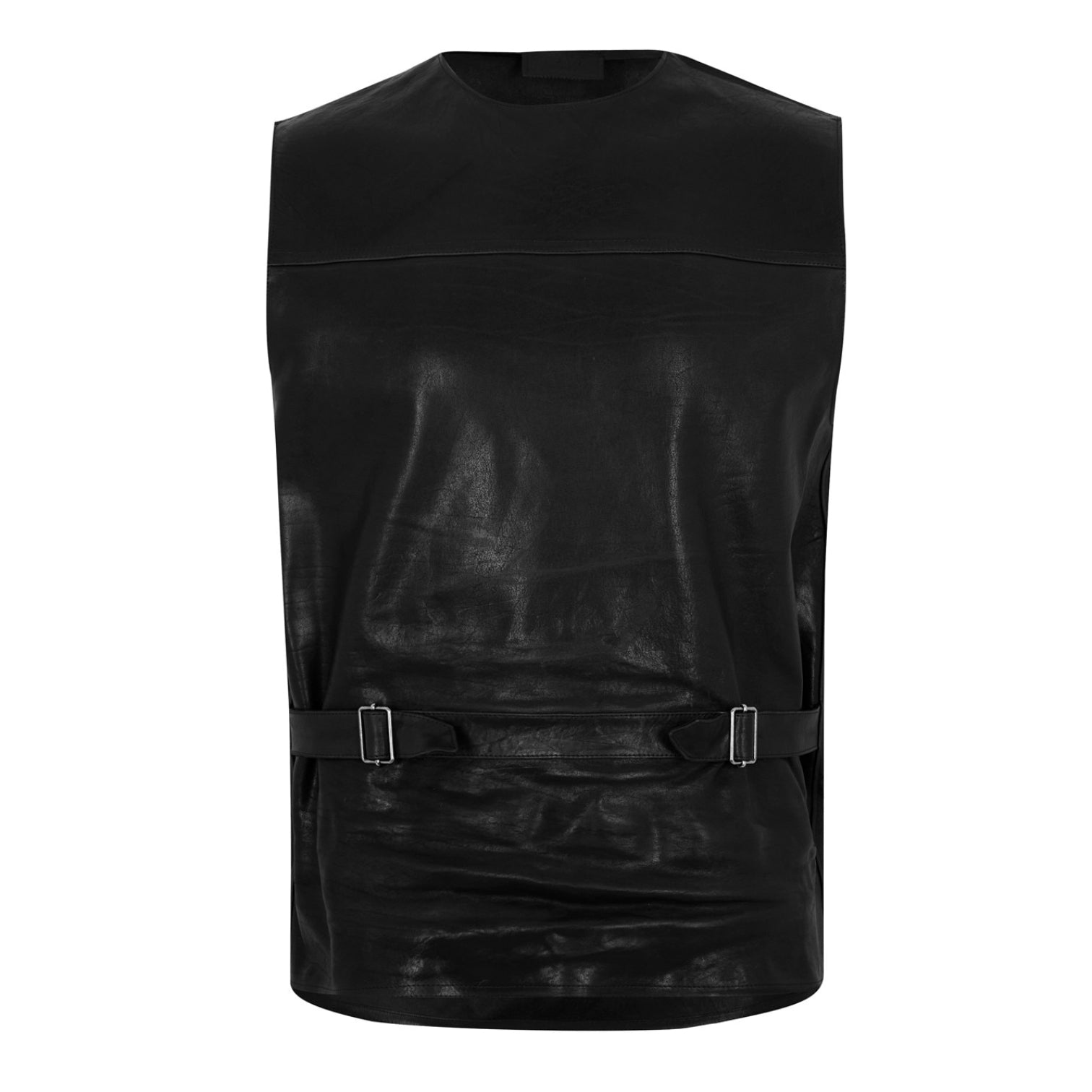 LUXURY HUB PRADA SLEEVELESS VITELLO JACKET