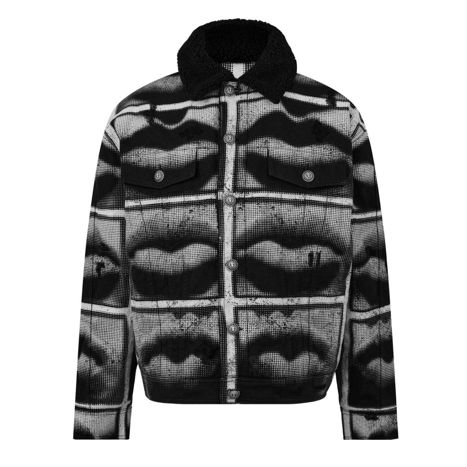 LUXURY HUB BALMAIN LIPS DEN JACKET