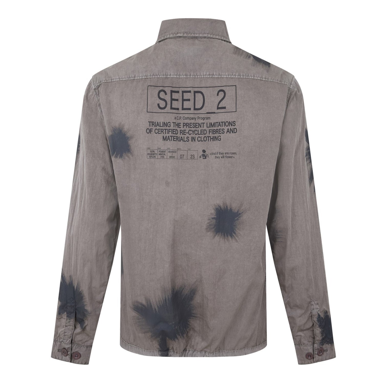 LUXURY HUB CP COMPANY MEN'S SEED 2 ZIP OVERSHIRT