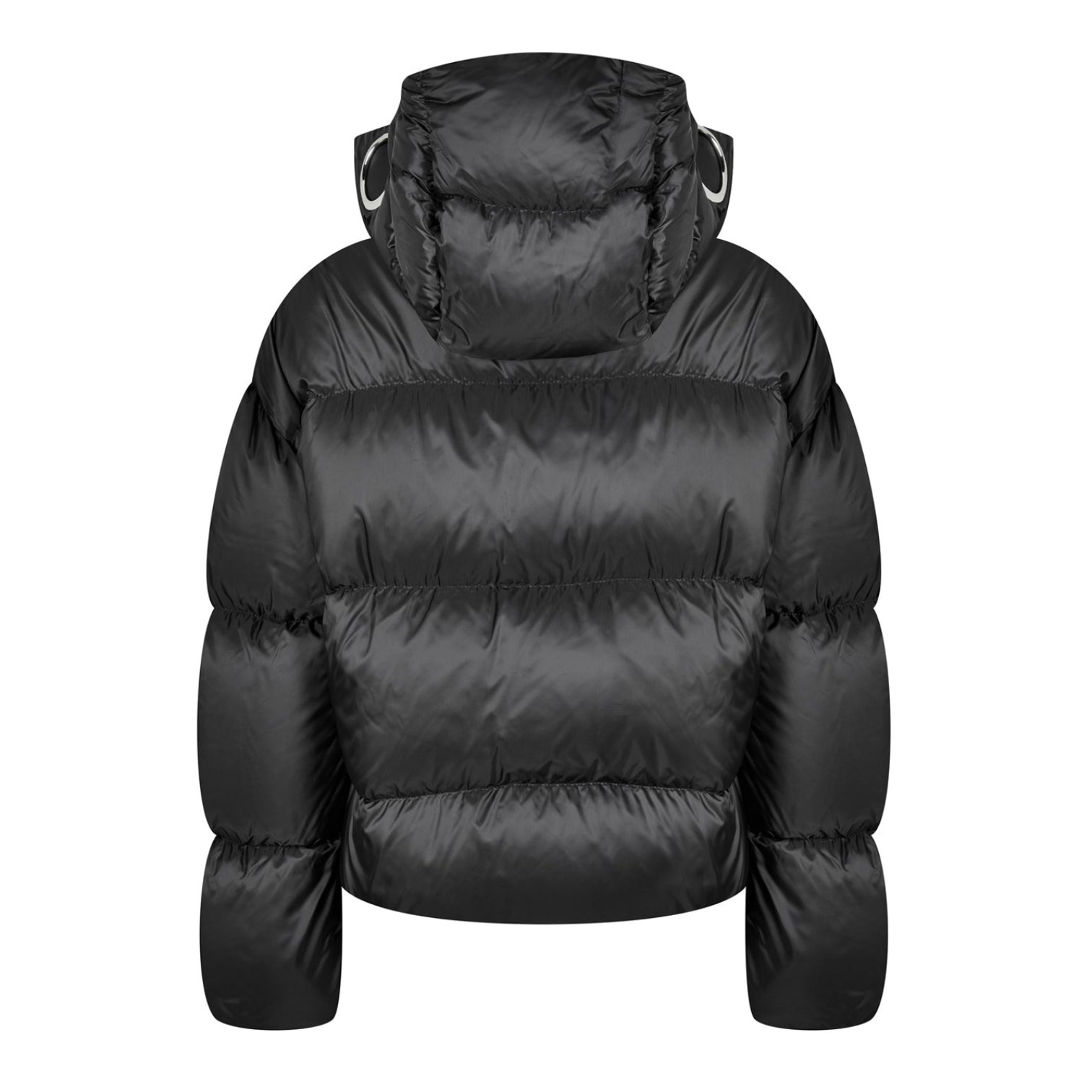 LUXURY HUB MONCLER WOMEN'S SKAARA HOODED DOWN SHORT PUFFER JACKET