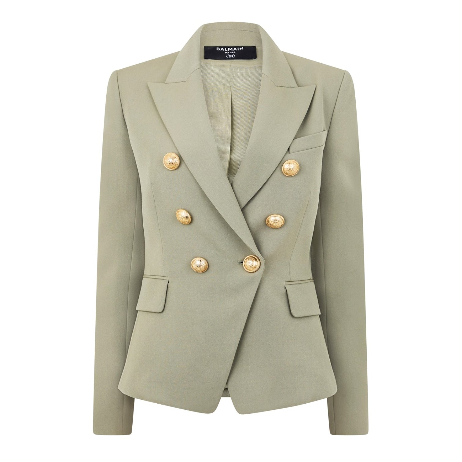 LUXURY HUB BALMAIN GRAIN DE POUDRE 6-BUTTON JACKET