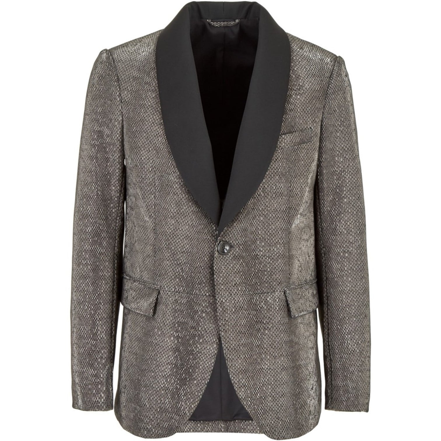 LUXURY HUB EMPORIO ARMANI SHAWL LAPEL BLAZER