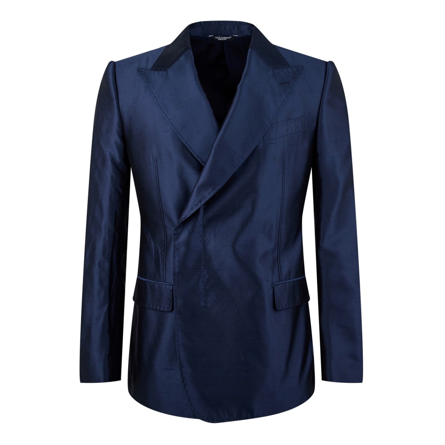 LUXURY HUB DOLCE AND GABBANA DOUBLE BREASTED SILK JACKET