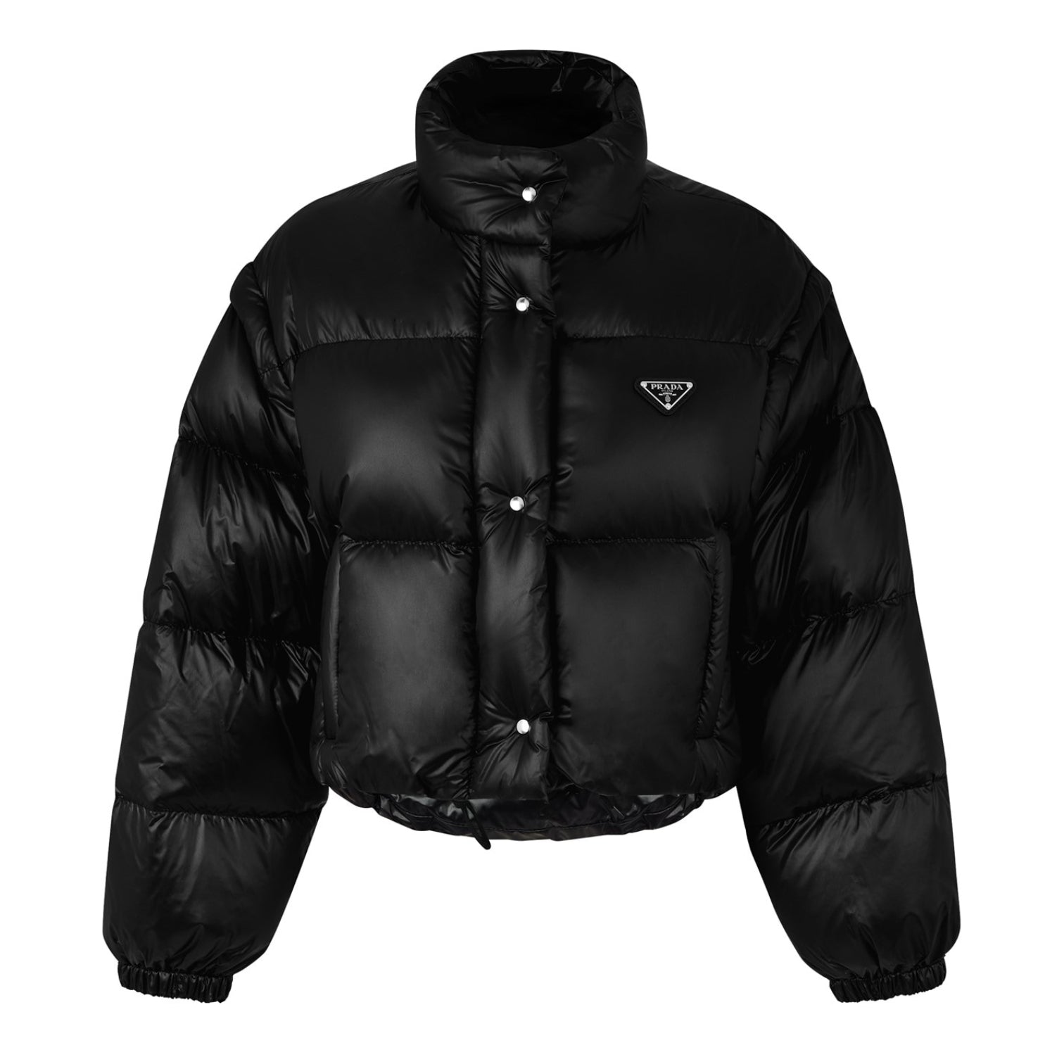 LUXURY HUB PRADA NYLON PADDED JACKET WITH REMOVABLE SLEEVES