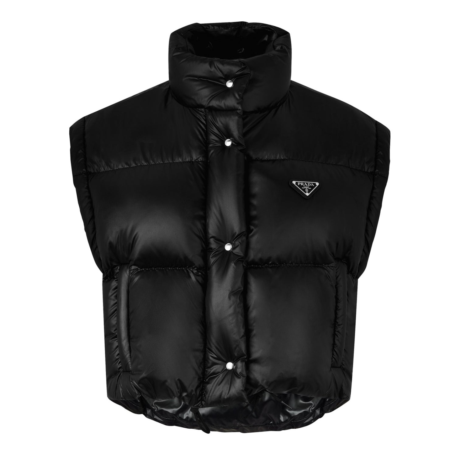 LUXURY HUB PRADA NYLON PADDED JACKET WITH REMOVABLE SLEEVES