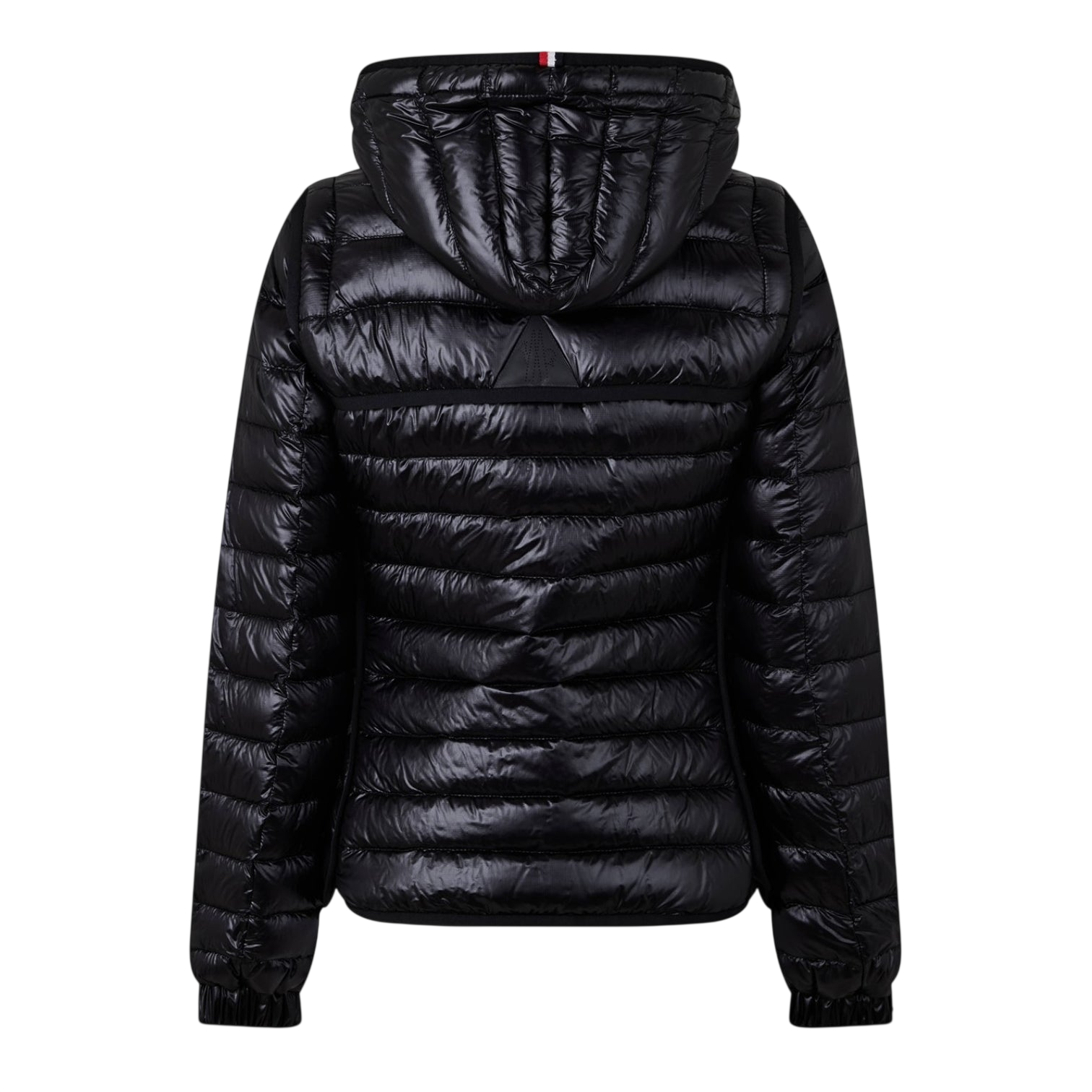 LUXURY HUB MONCLER GRENOBLE WOMEN'S KARURA 2-IN-1 SHORT DOWN WATER-REPELLENT WINDPROOF HOODED SOFTSHELL JACKET