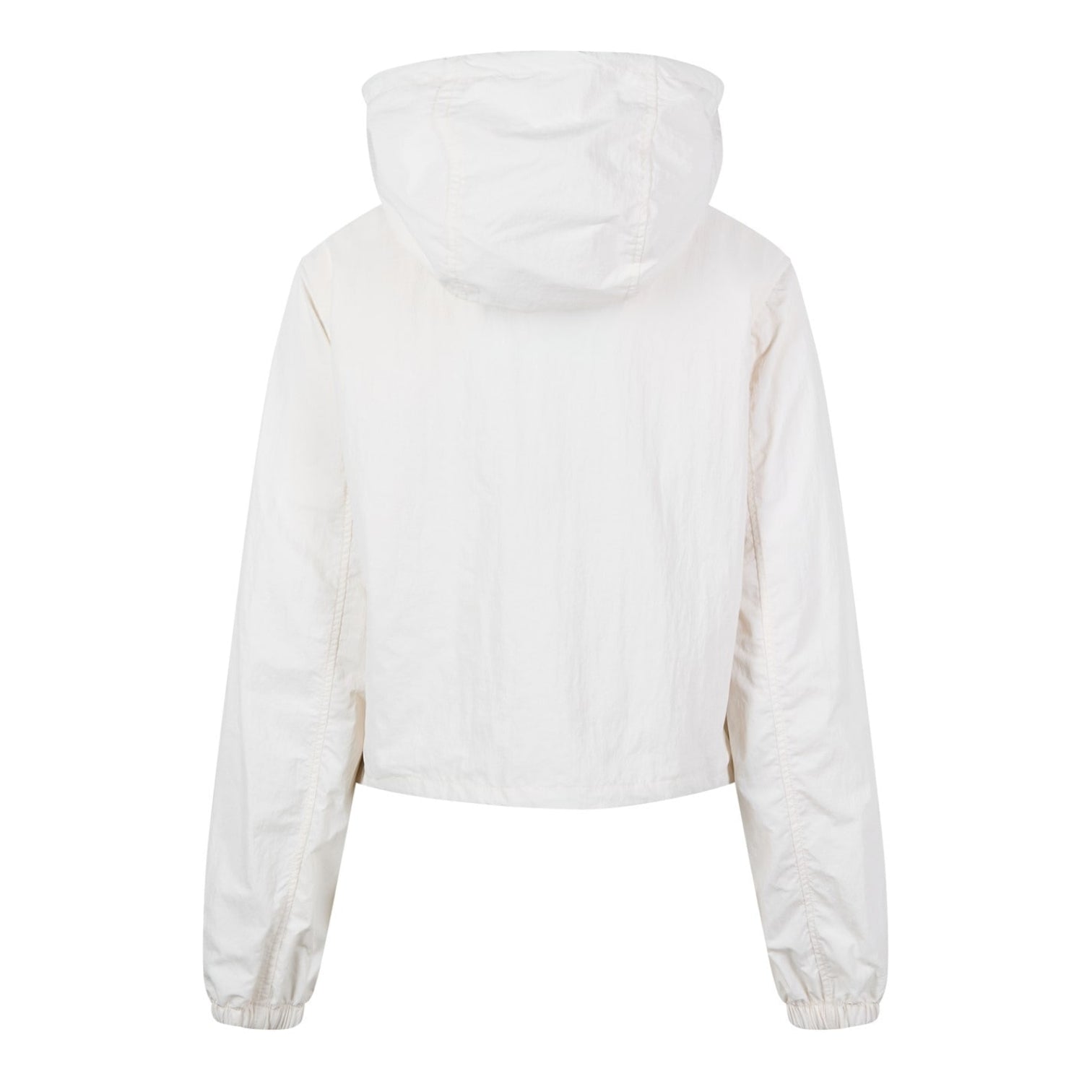 LUXURY HUB BURBERRY WOMEN'S EQUESTRIAN KNIGHT DESIGN CROPPED HOODED SOFTSHELL JACKET