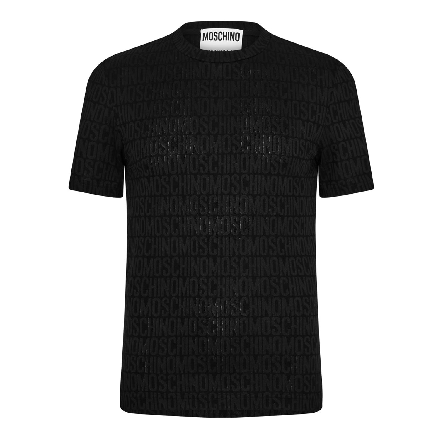 LUXURY HUB MOSCHINO JACQUARD LOGO TEE