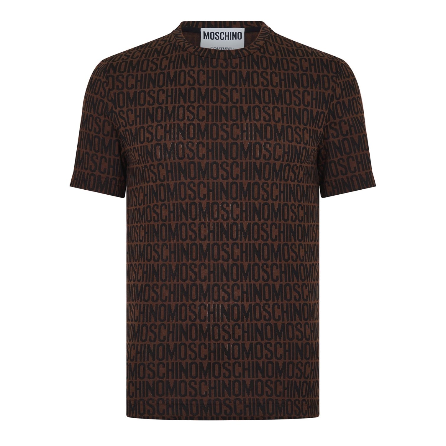 LUXURY HUB MOSCHINO JACQUARD LOGO TEE