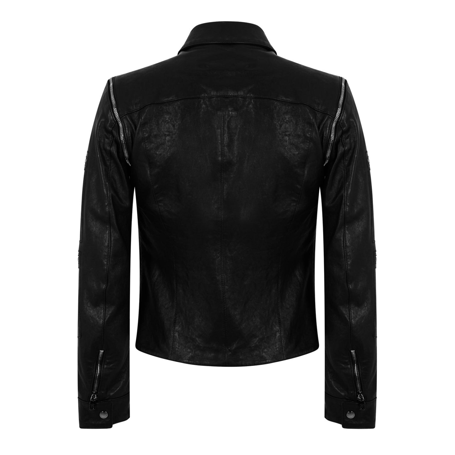 LUXURY HUB DOLCE AND GABBANA WASHED LEATHER JACKET