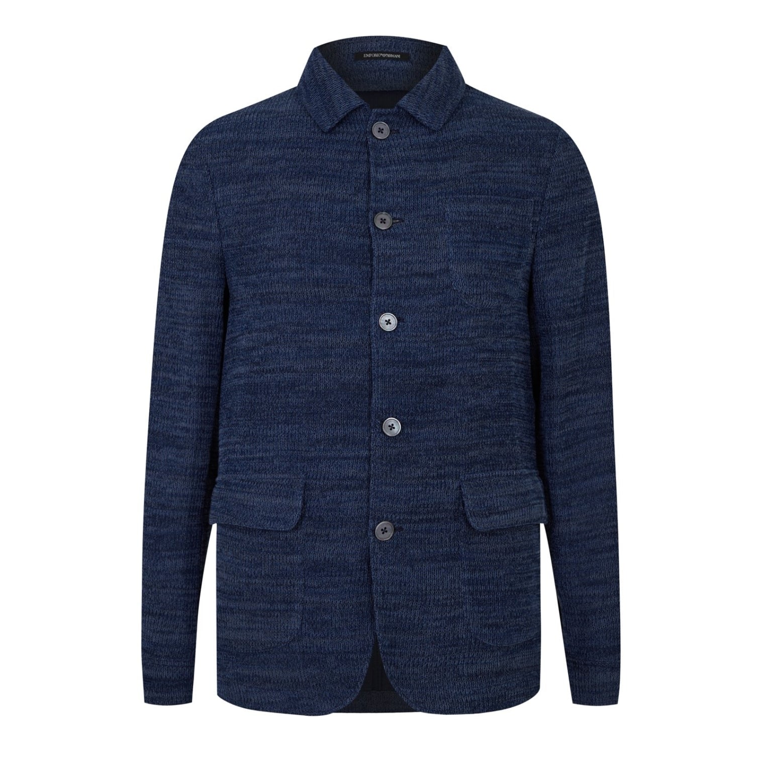 LUXURY HUB EMPORIO ARMANI TRICOT KNITTED OVERSHIRT