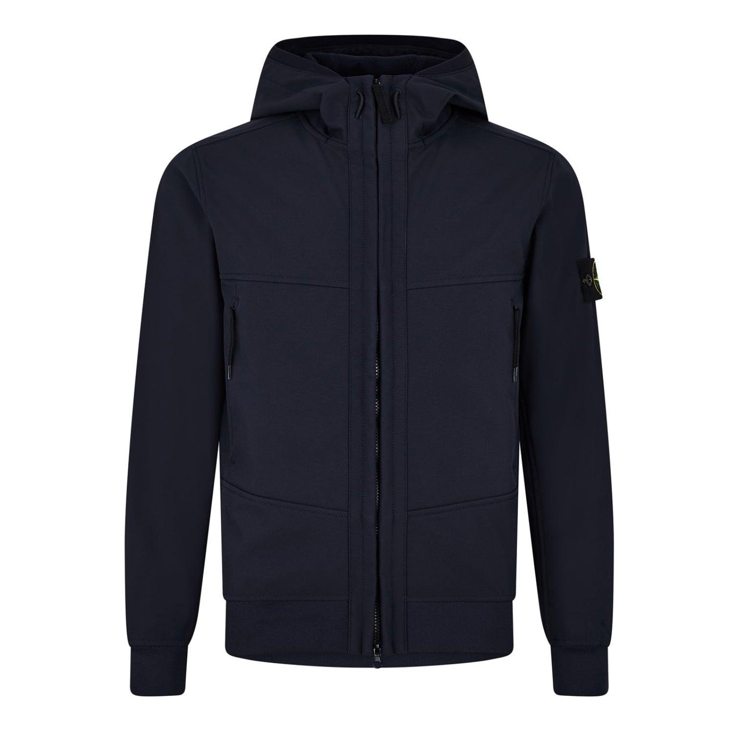 LUXURY HUB STONE ISLAND SOFT SHELL R_E.DYE HOODED JACKET