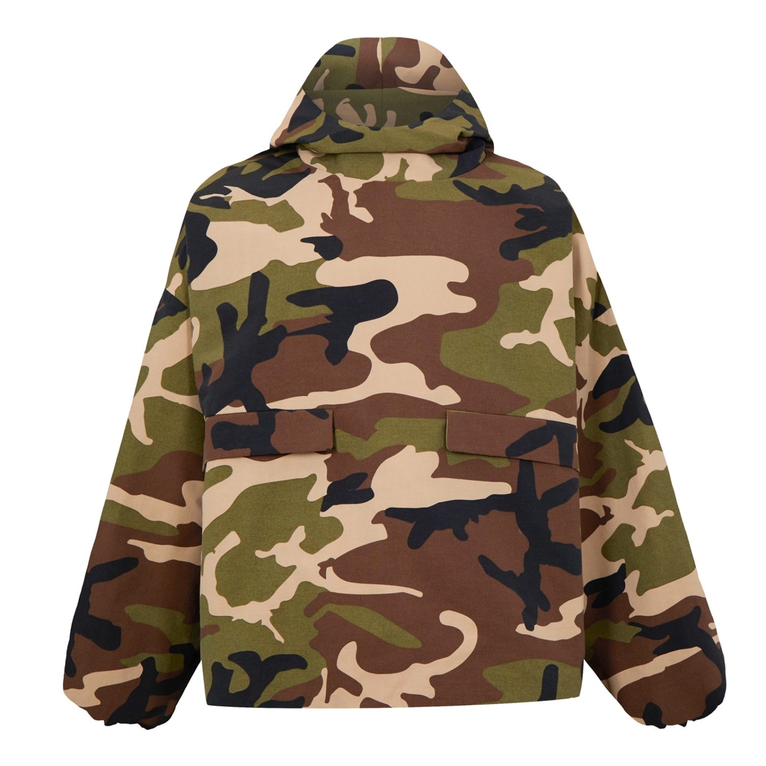 LUXURY HUB FEAR OF GOD ESSENTIALS MILITARY NYLON HOODED ANORAK