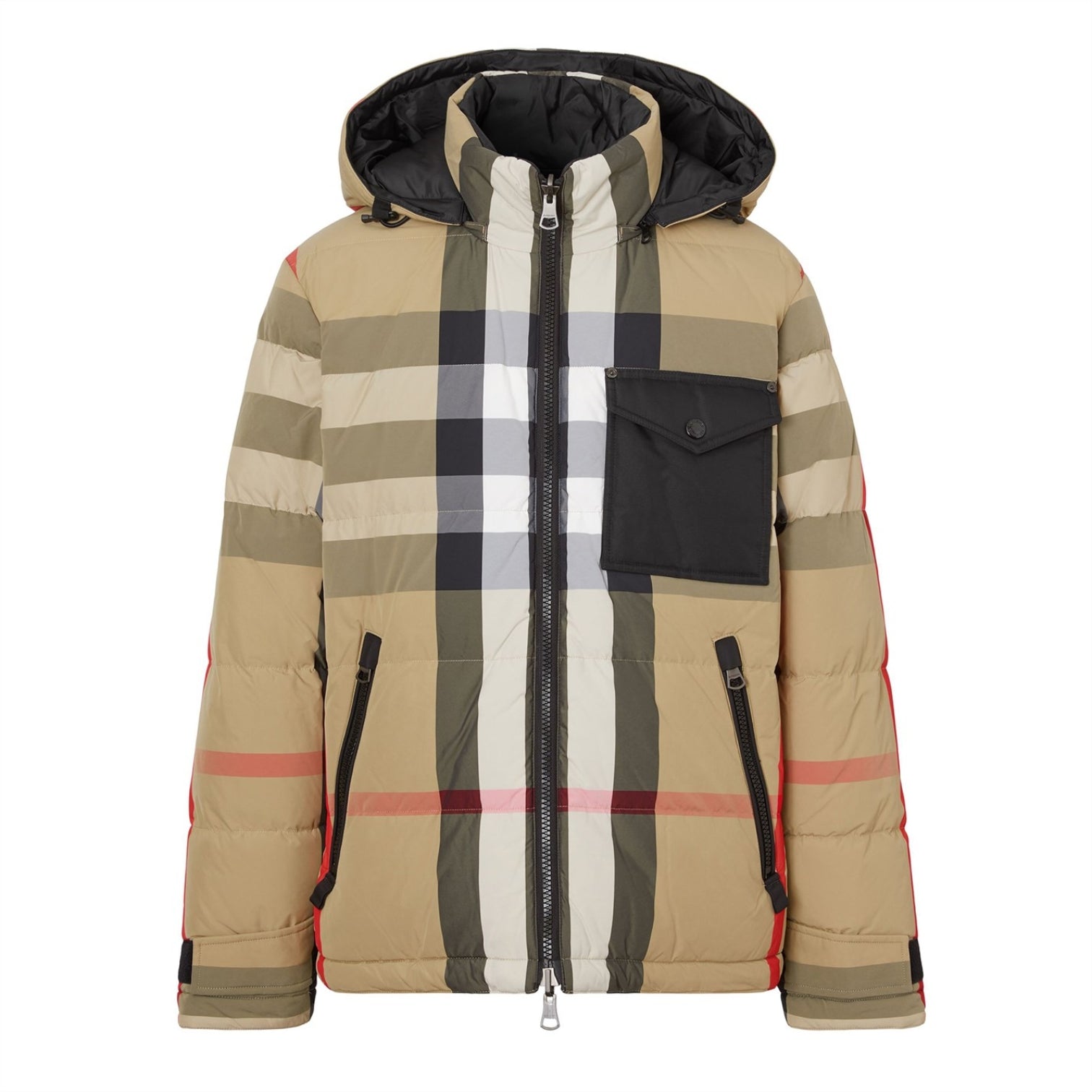 LUXURY HUB BURBERRY REVERSIBLE CHECK PUFFER JACKET