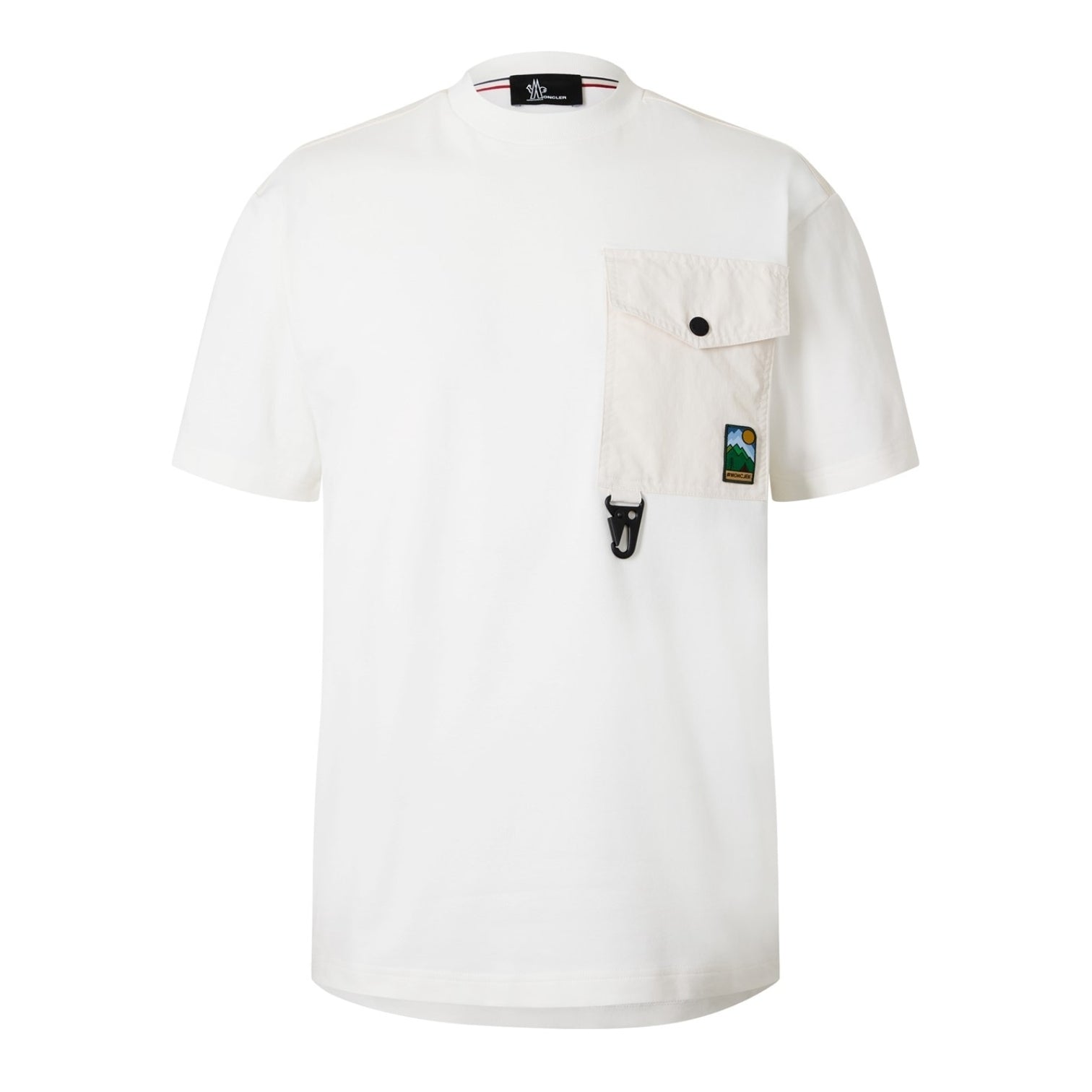 LUXURY HUB MONCLER GRENOBLE POCKET TEE