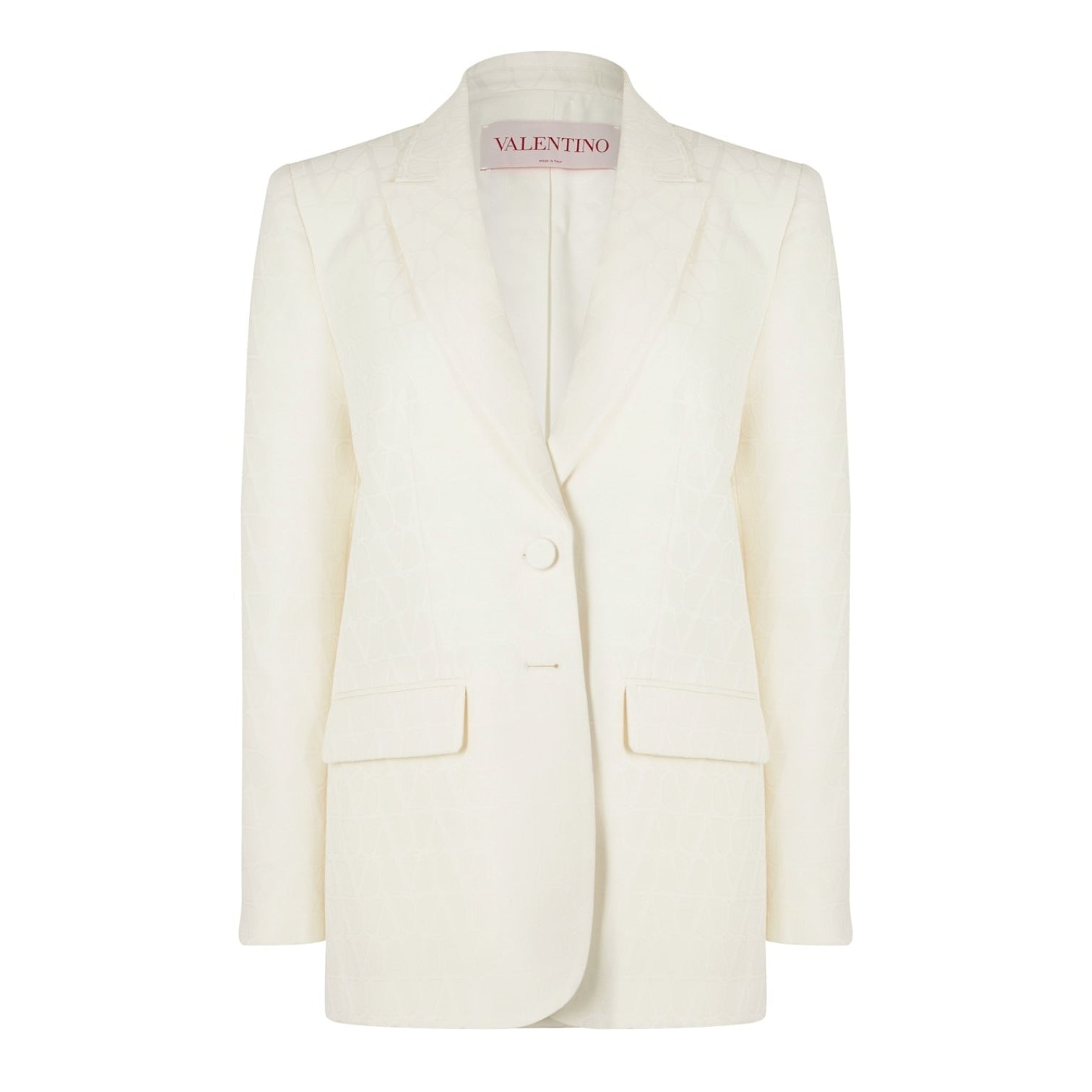 LUXURY HUB VALENTINO TAILORED TONAL ICONOGRAPHIE PRINT BLAZER