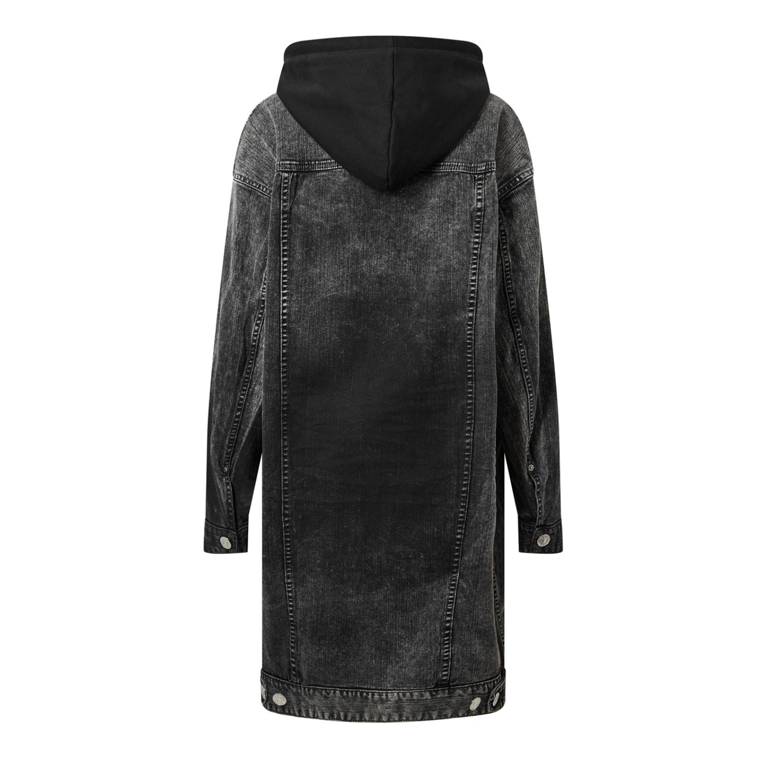 LUXURY HUB DSQUARED2 HOODED DENIM COAT