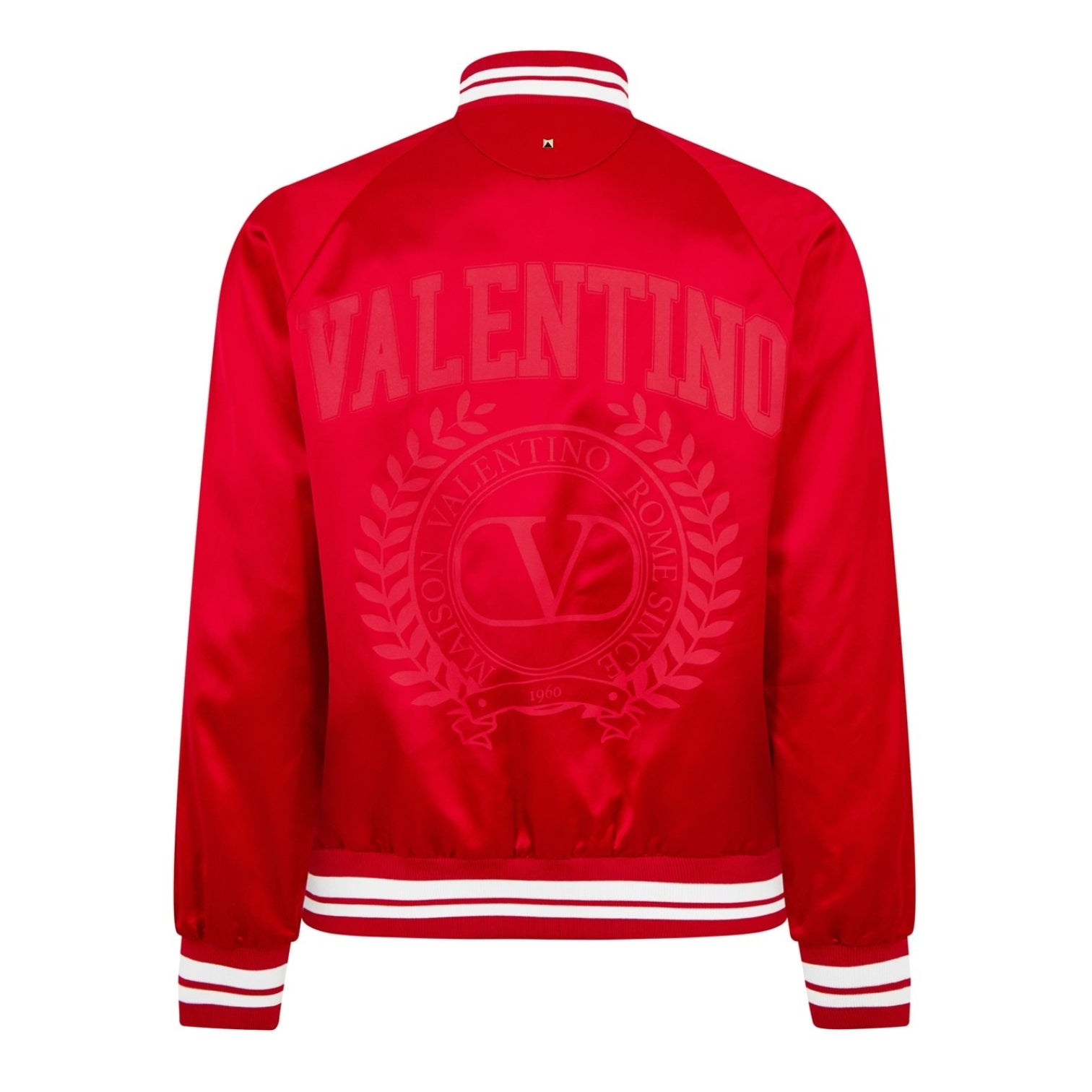 LUXURY HUB VALENTINO SOUVENIR VARSITY BOMBER JACKET