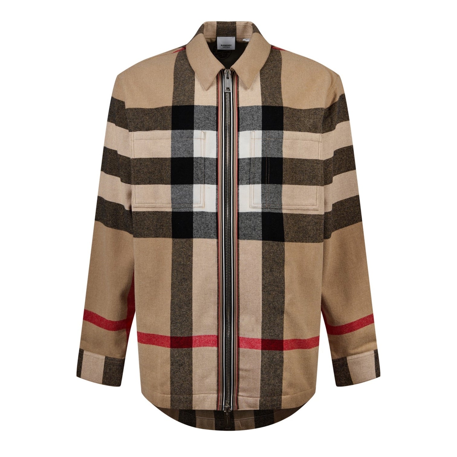 LUXURY HUB BURBERRY HAGUE CHECK OVERSHIRT