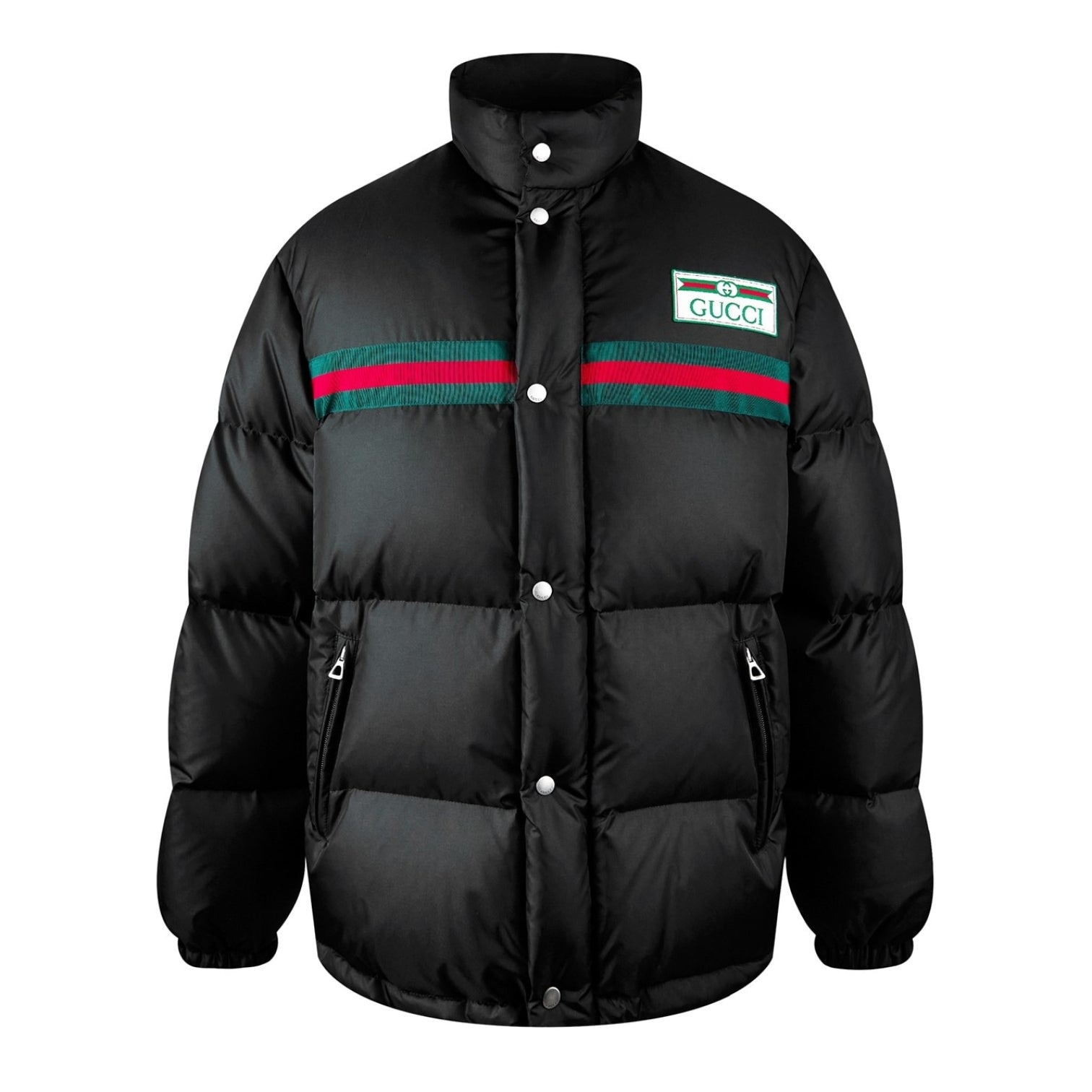 LUXURY HUB GUCCI LOGO PUFFER JACKET