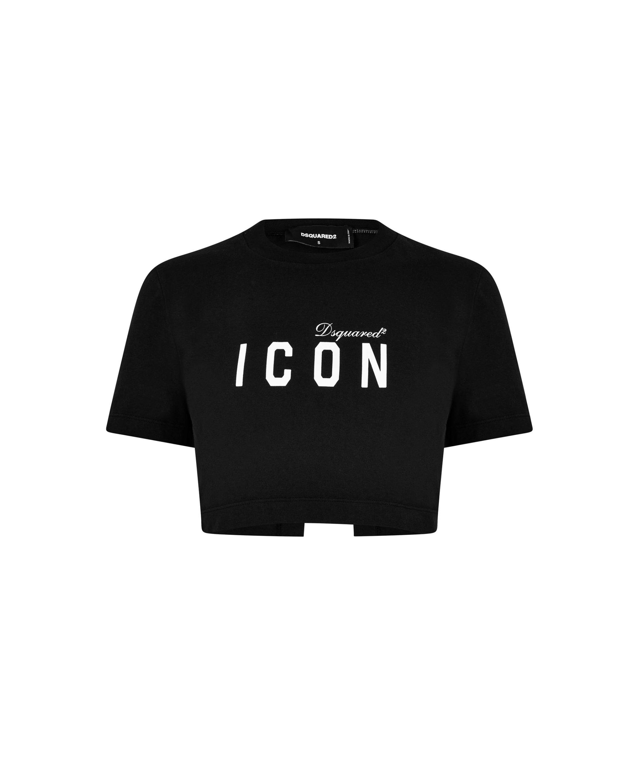 LUXURY HUB DSQUARED2 DSQ ICON CROP TOP