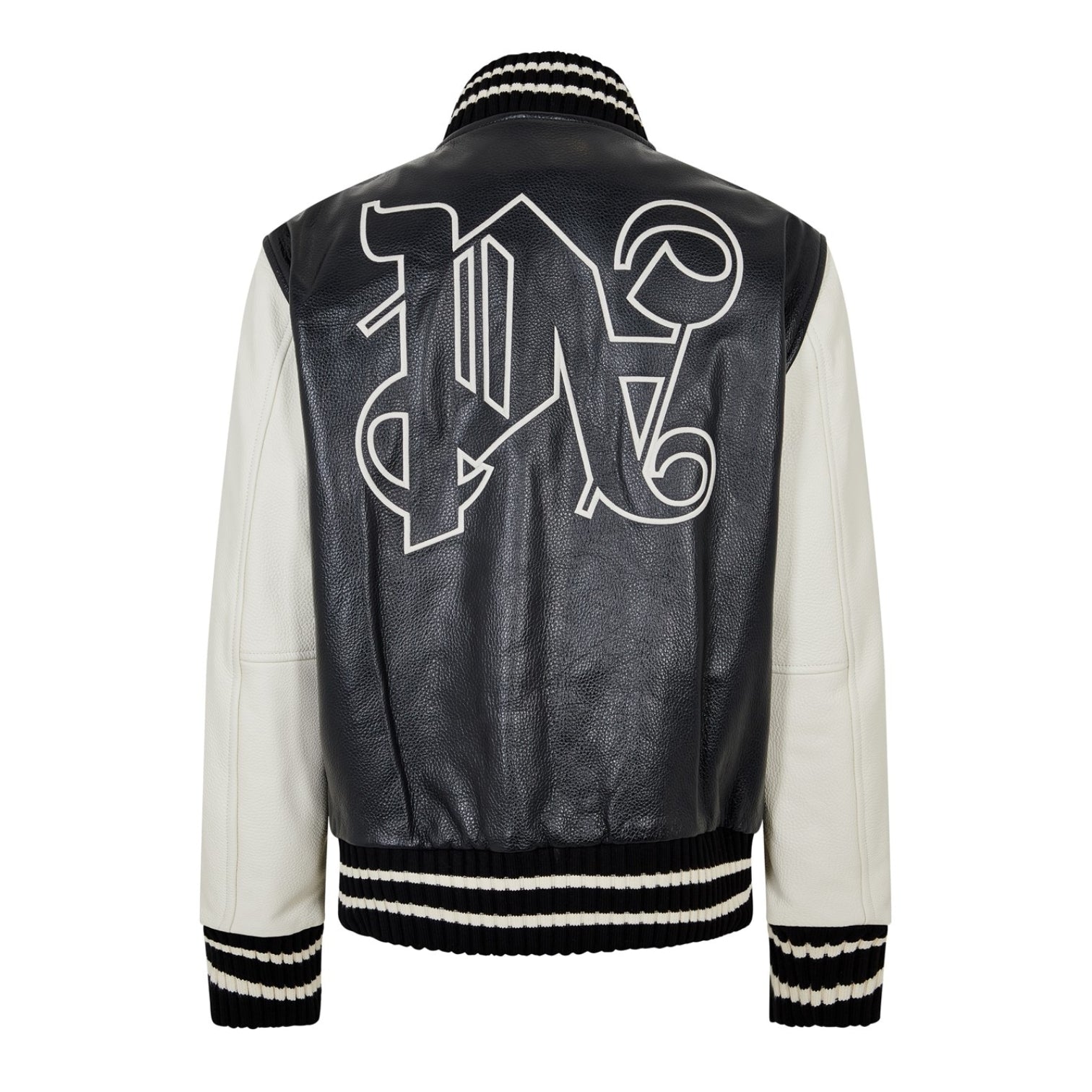 LUXURY HUB PALM ANGELS MONOGRAM CLASSIC VARSITY JACKET