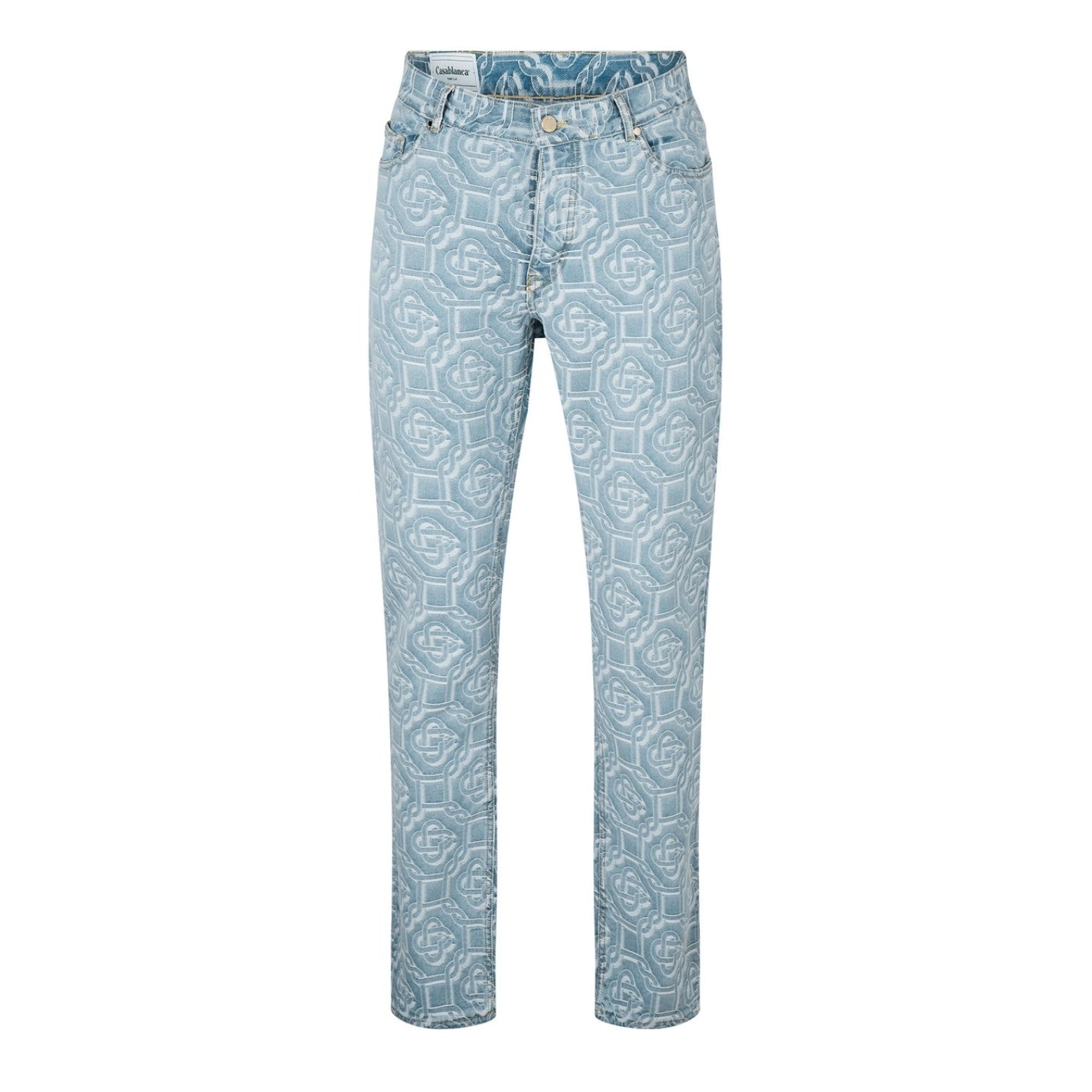 LUXURY HUB CASABLANCA CASA MONO DENIM JEANS