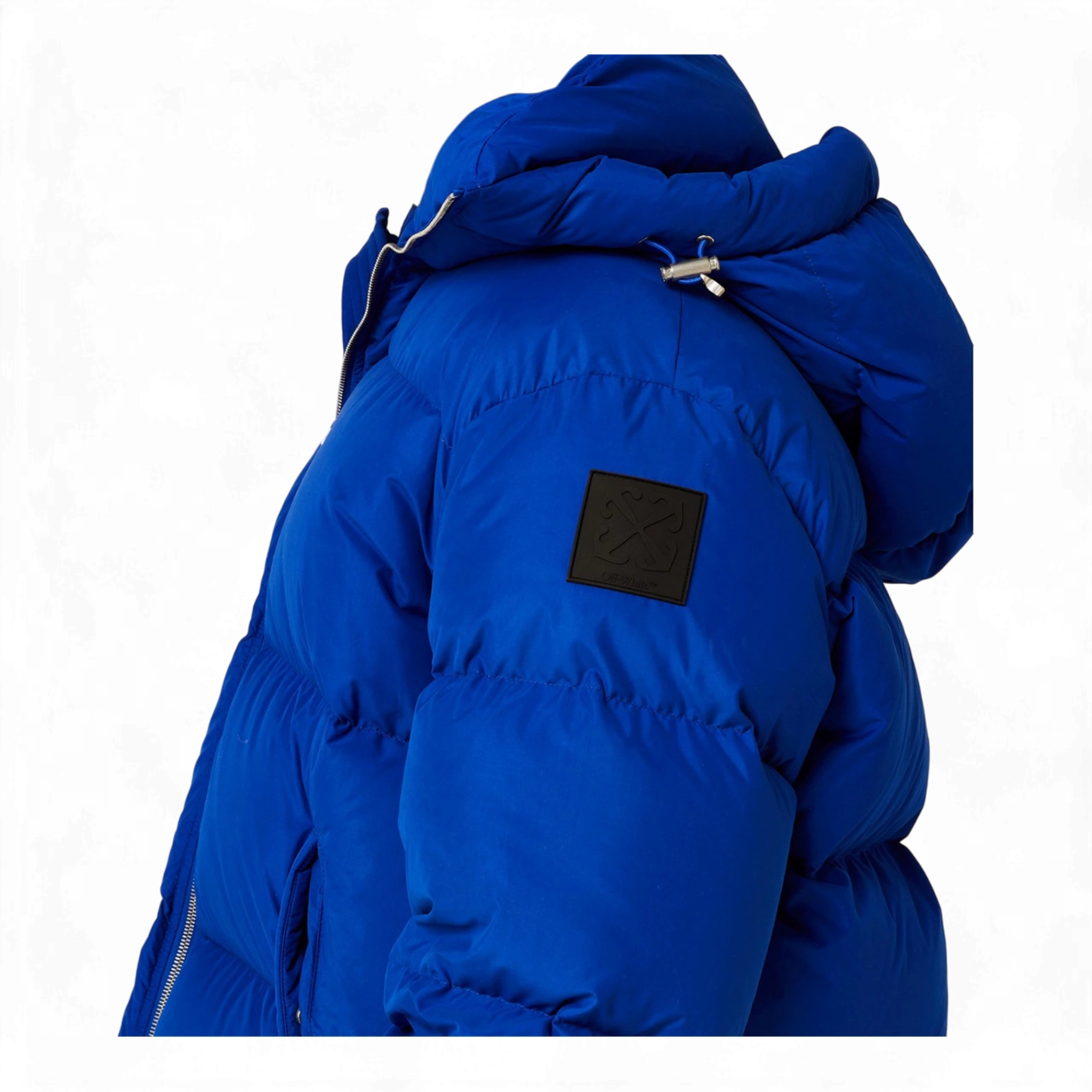LUXURY HUB OFF WHITE OFF PATCH PUFFER